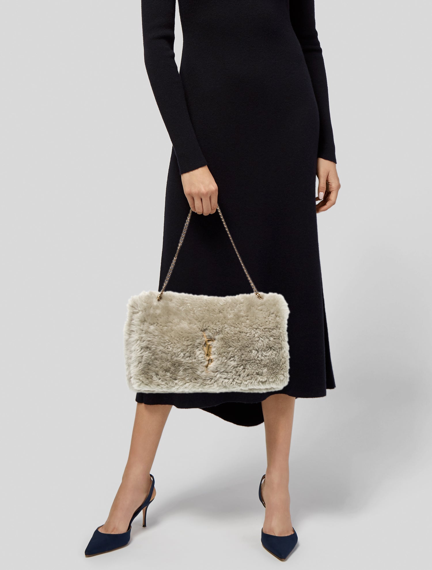 Saint Laurent Shearling Kate