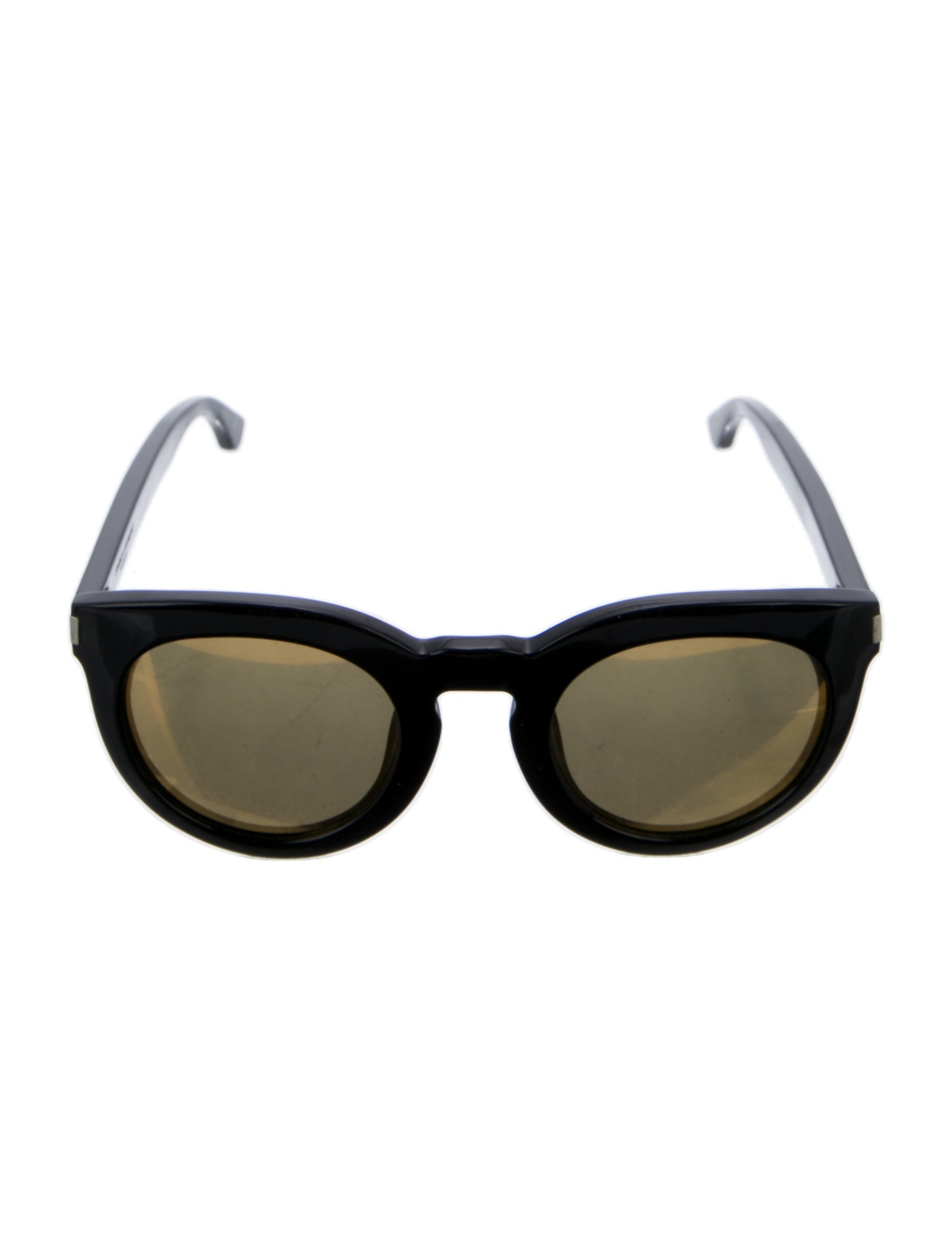 Saint Laurent Round Mirrored Sunglasses