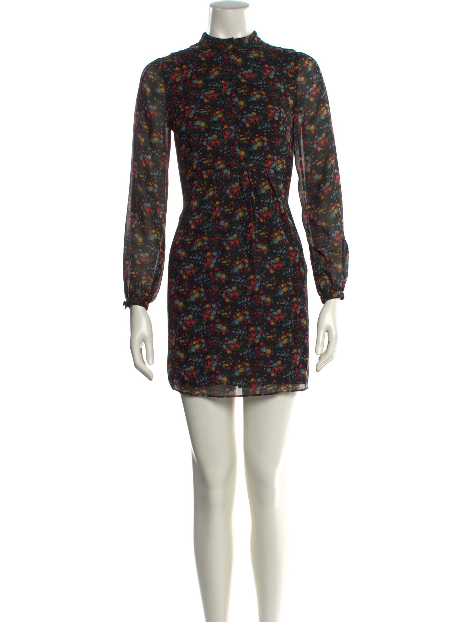 Saint Laurent Silk Mini Dress