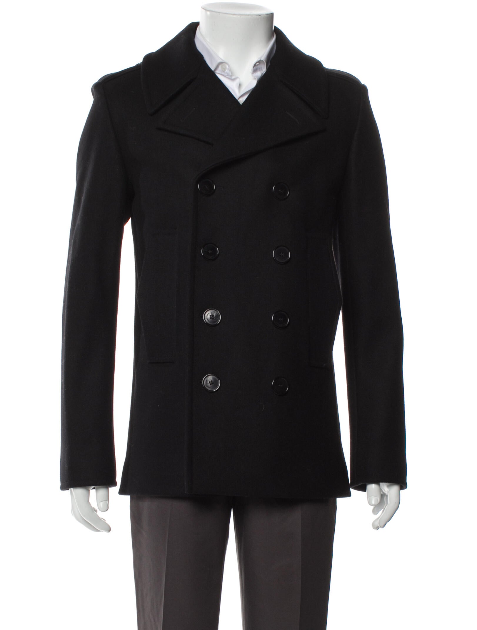 Saint Laurent 2015 Virgin Wool Peacoat