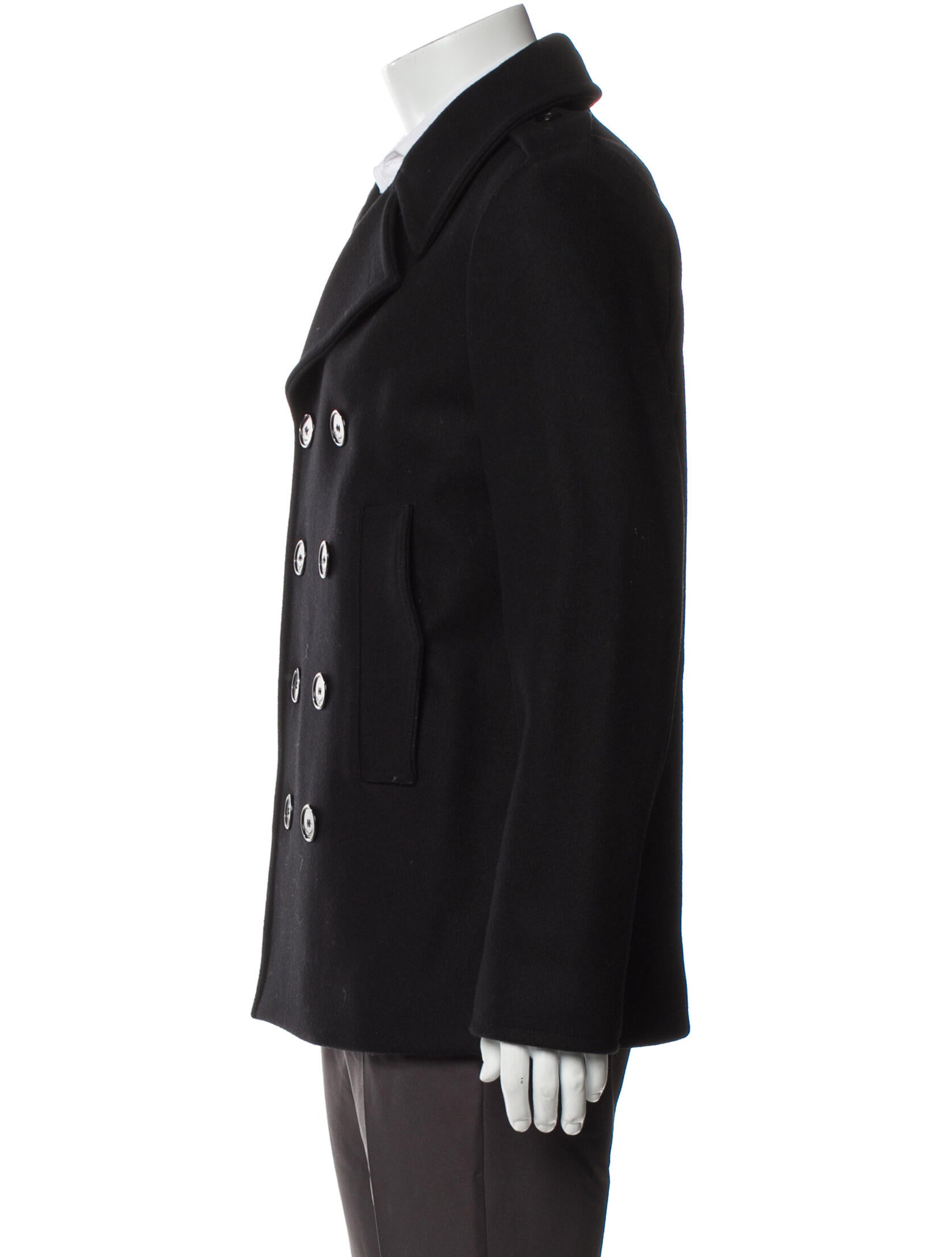 Saint Laurent 2015 Virgin Wool Peacoat