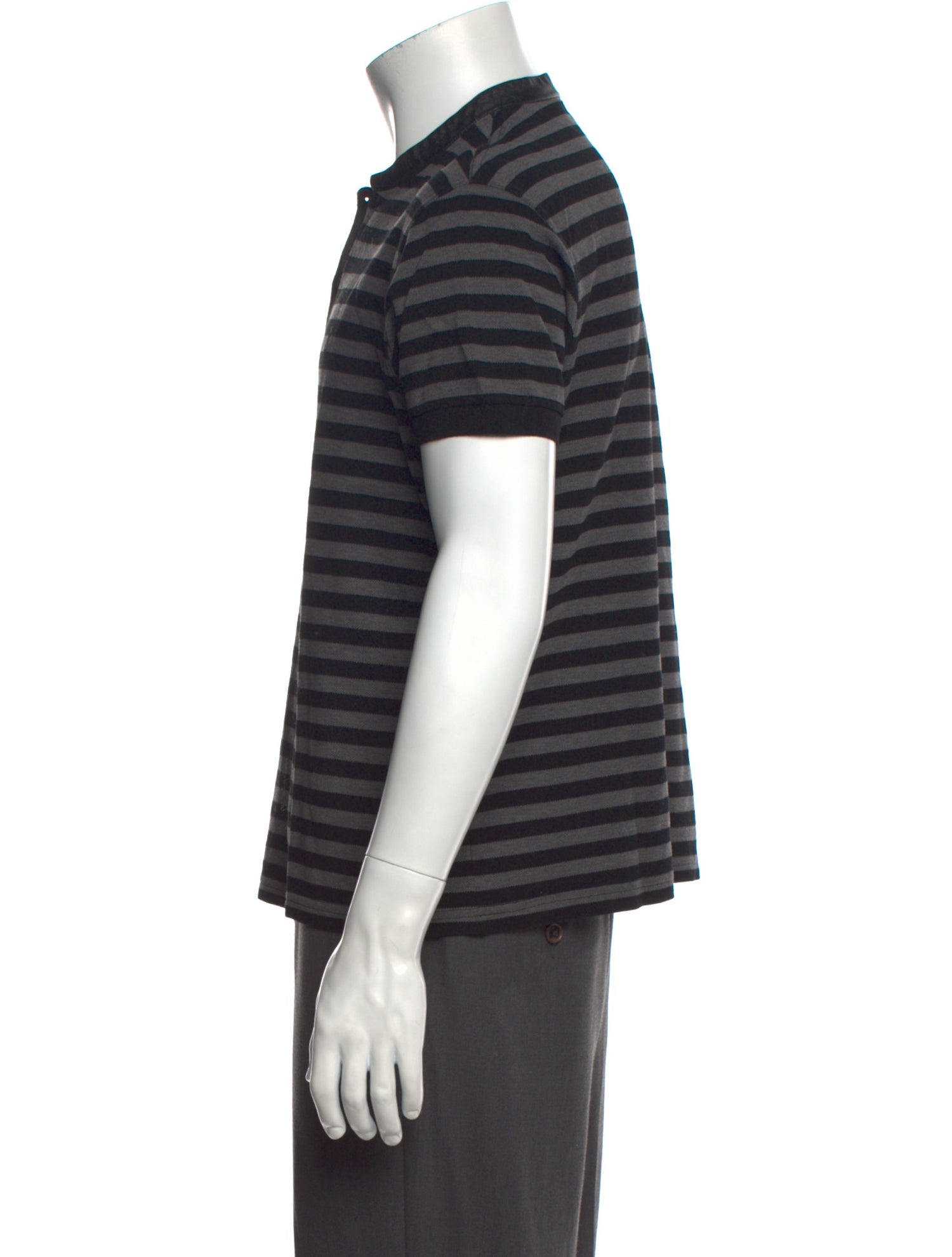 Saint Laurent 2015 Striped Polo Shirt