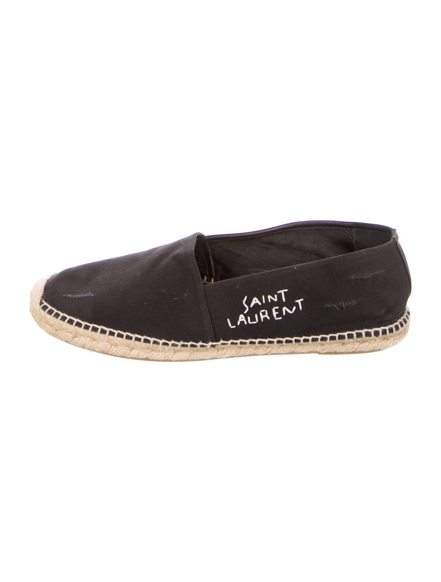 Saint Laurent Canvas Graphic Print Espadrilles