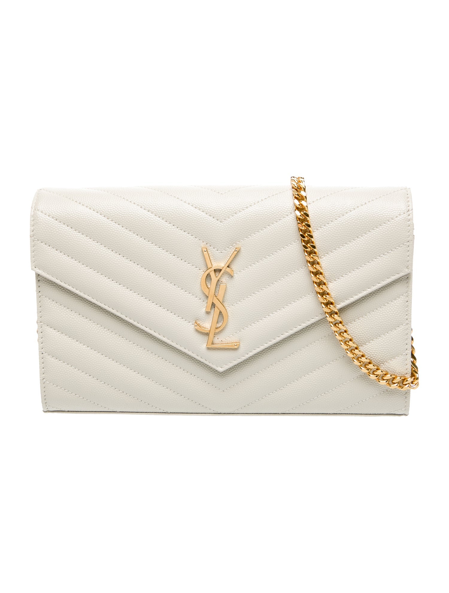Saint Laurent Chevron Envelope