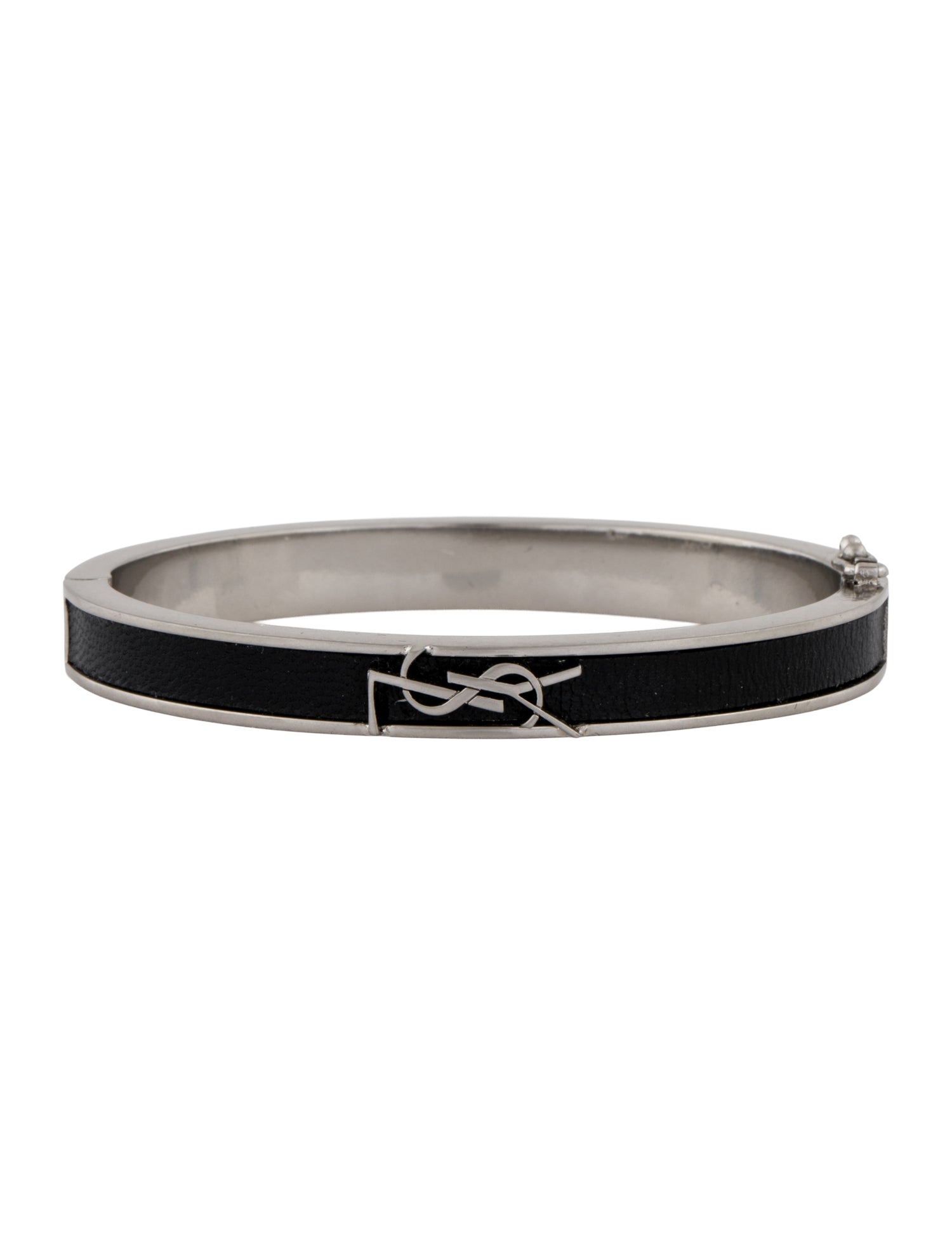 Saint Laurent Leather Hinged Bracelet
