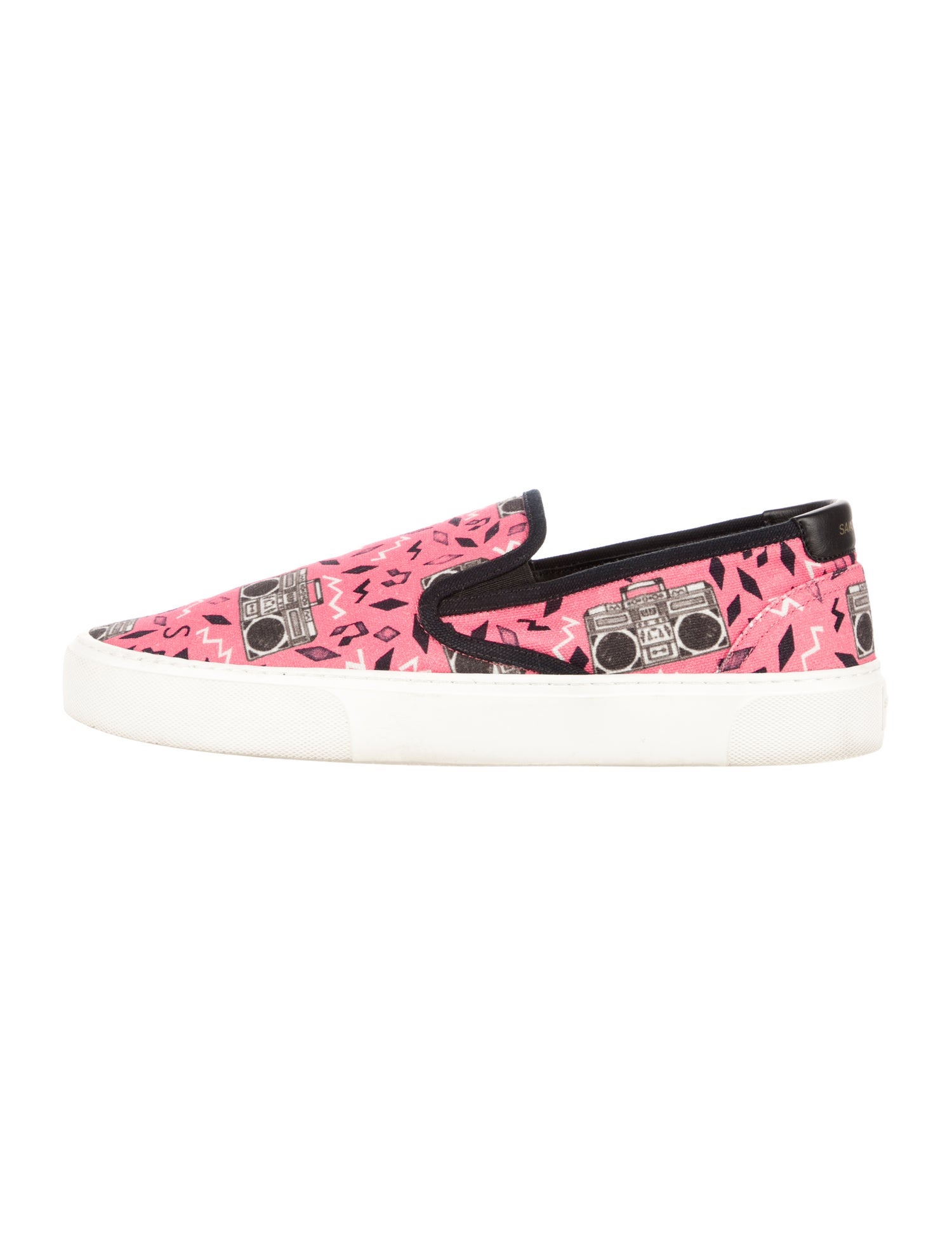Saint Laurent Canvas Printed Sneakers