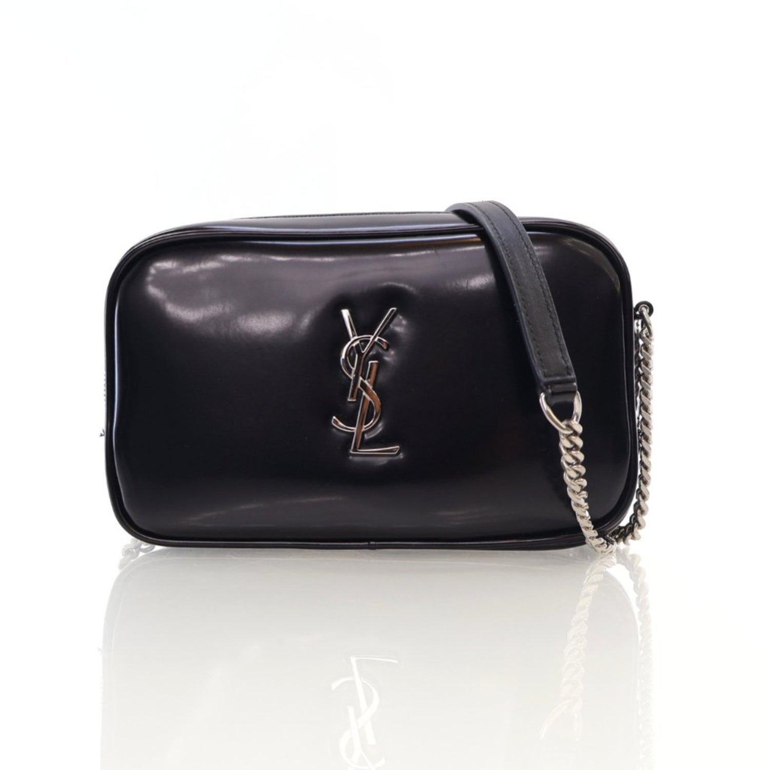 Saint Laurent Mini Patent Lou Camera Bag