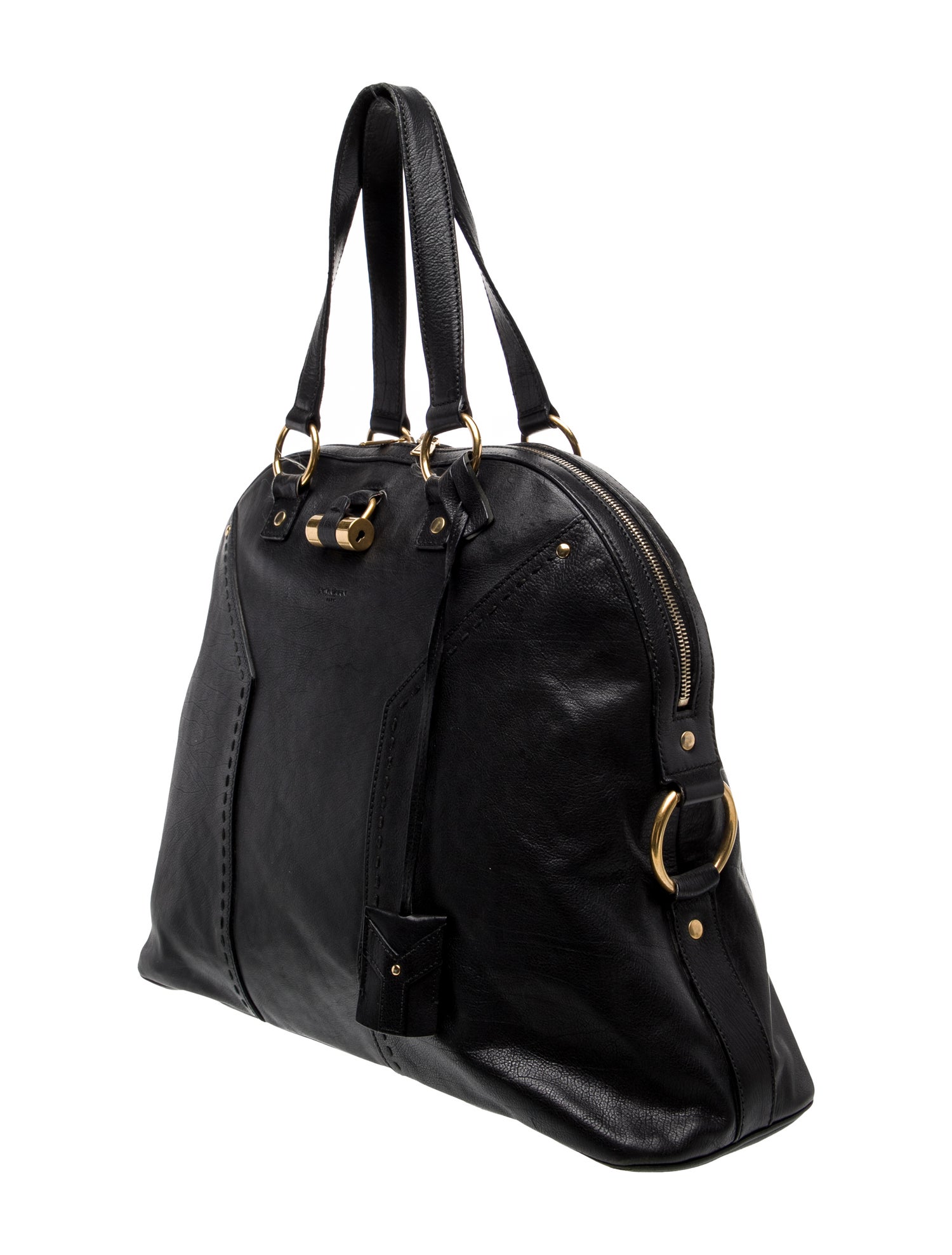 Leather Top Handle Bag