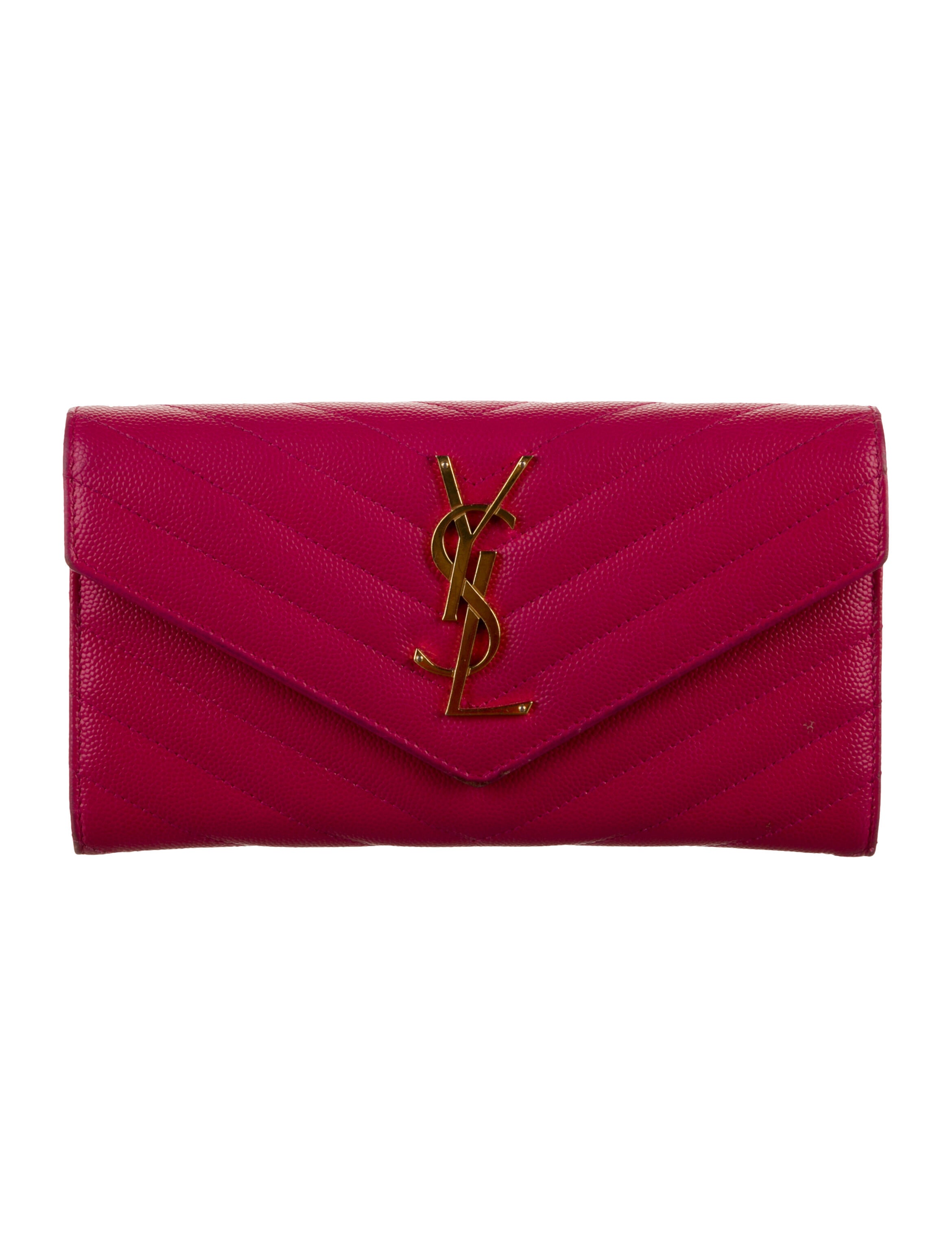 Saint Laurent 2017 Cassandra Envelope Continental Wallet