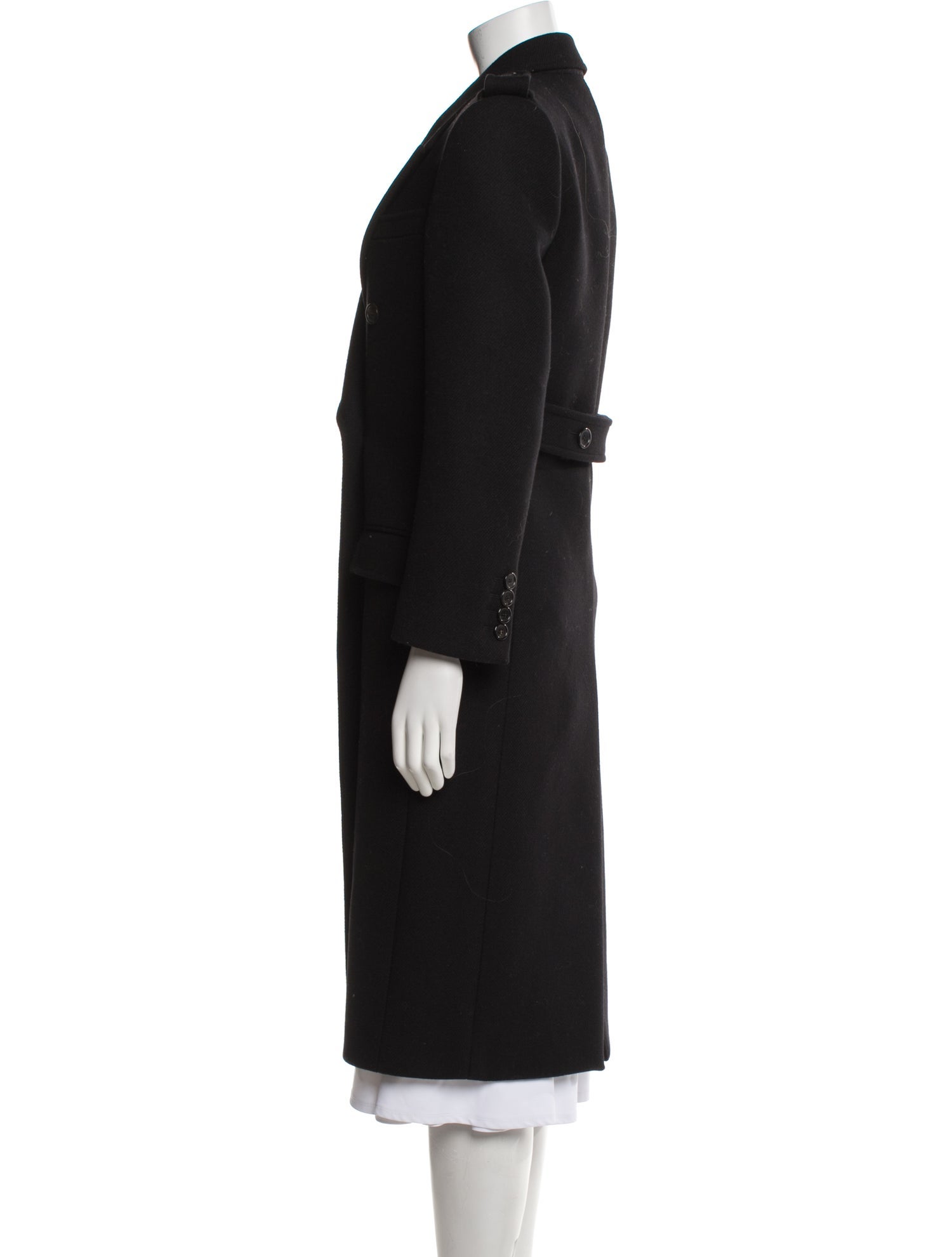 Saint Laurent Wool Peacoat