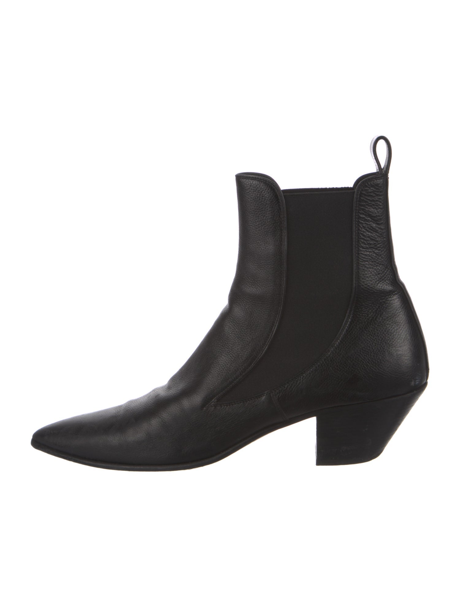 Saint Laurent Leather Chelsea Boots