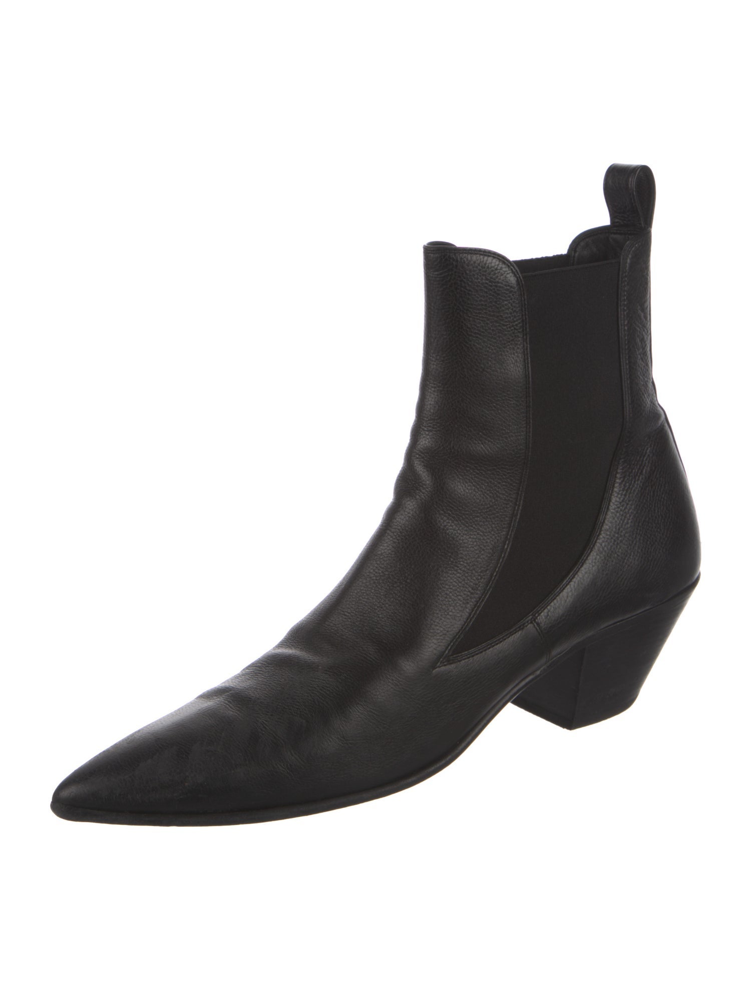 Saint Laurent Leather Chelsea Boots