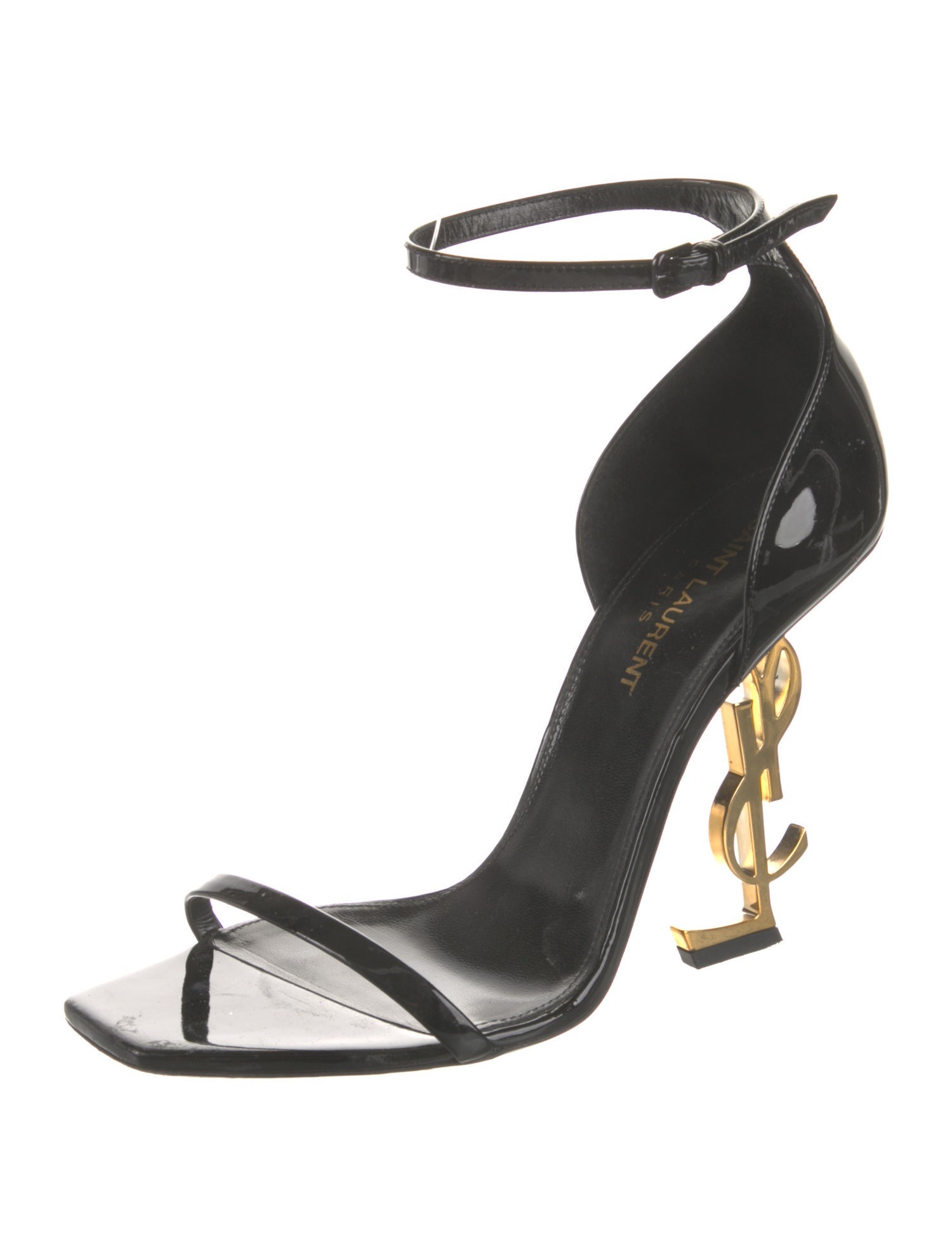 Saint Laurent Patent Leather Sandals