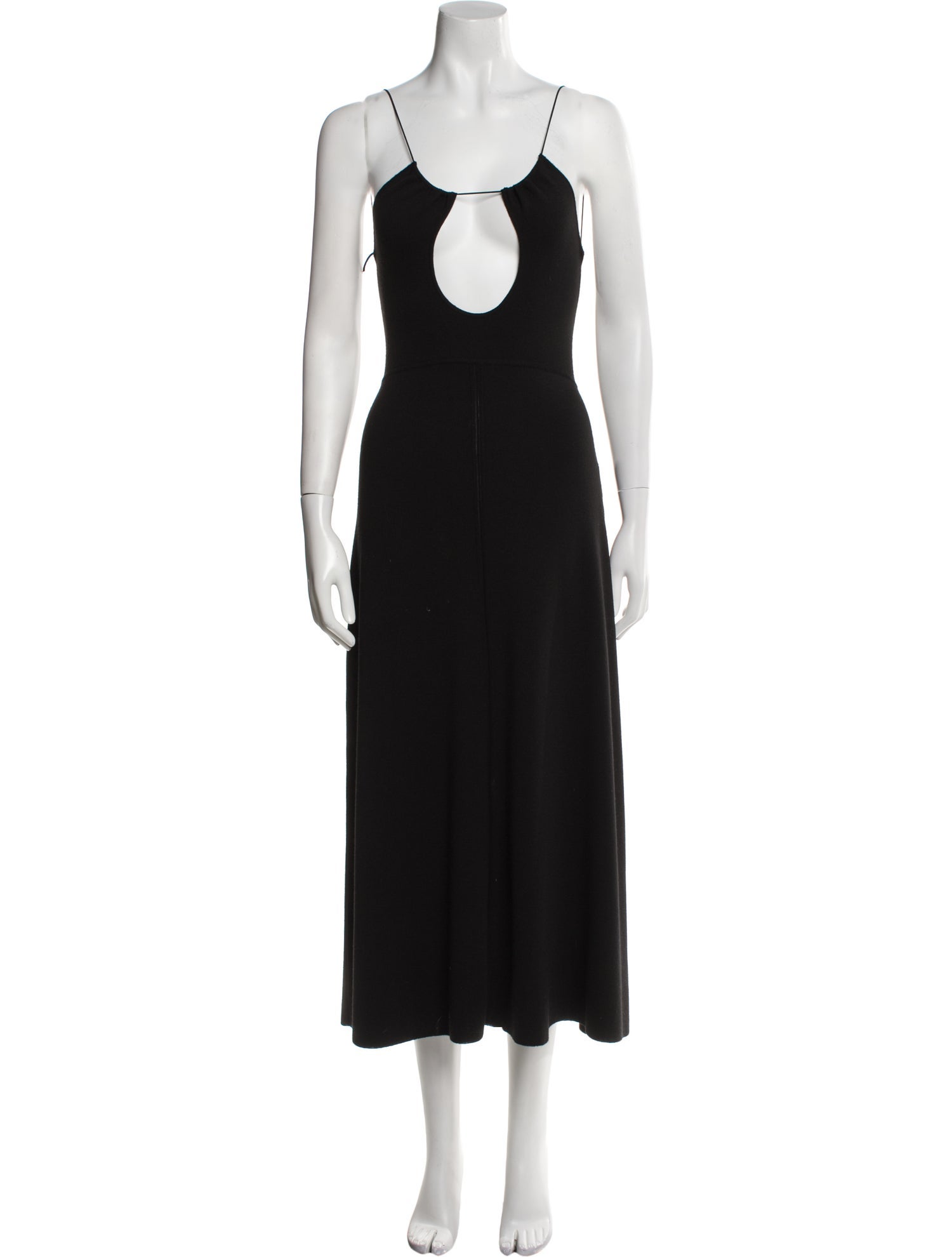 Saint Laurent Wool Long Dress