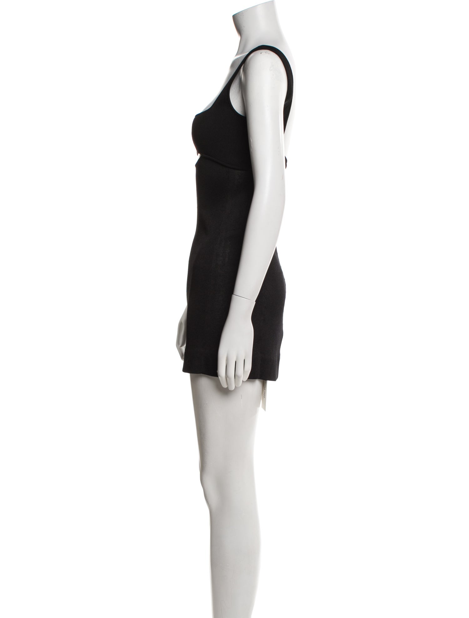 Saint Laurent Virgin Wool Mini Dress