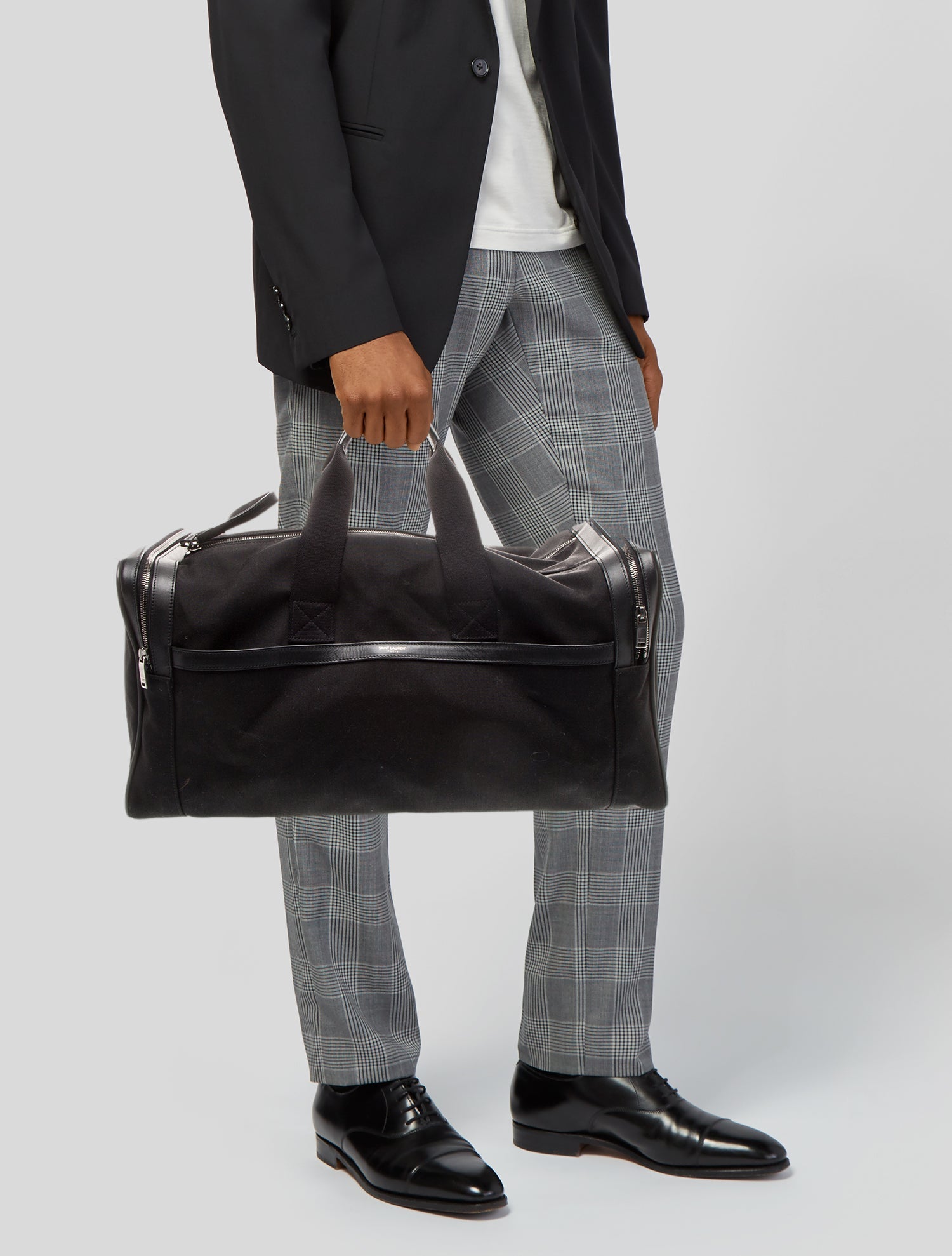 Saint Laurent Canvas Camp Duffle