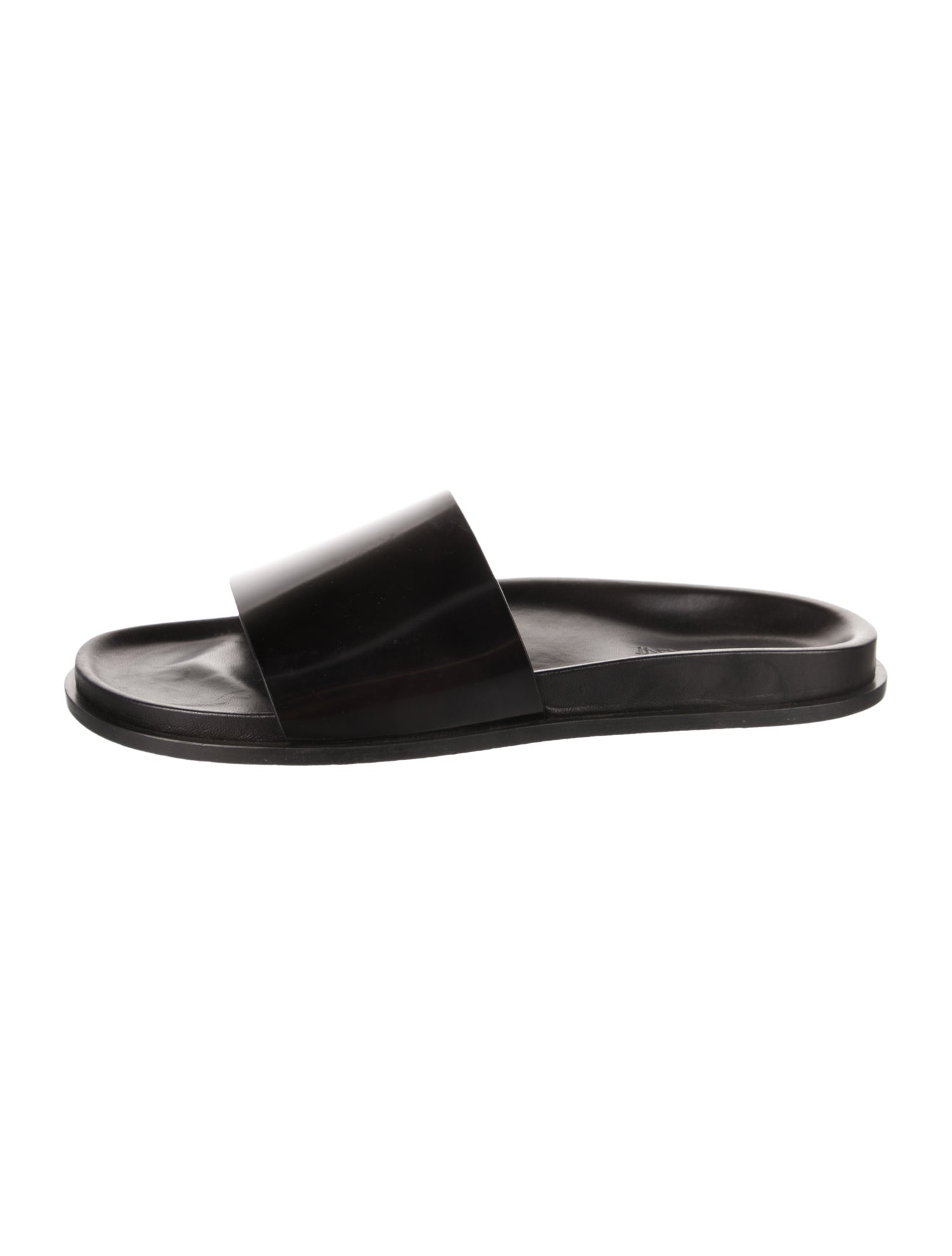 Saint Laurent Leather Slides