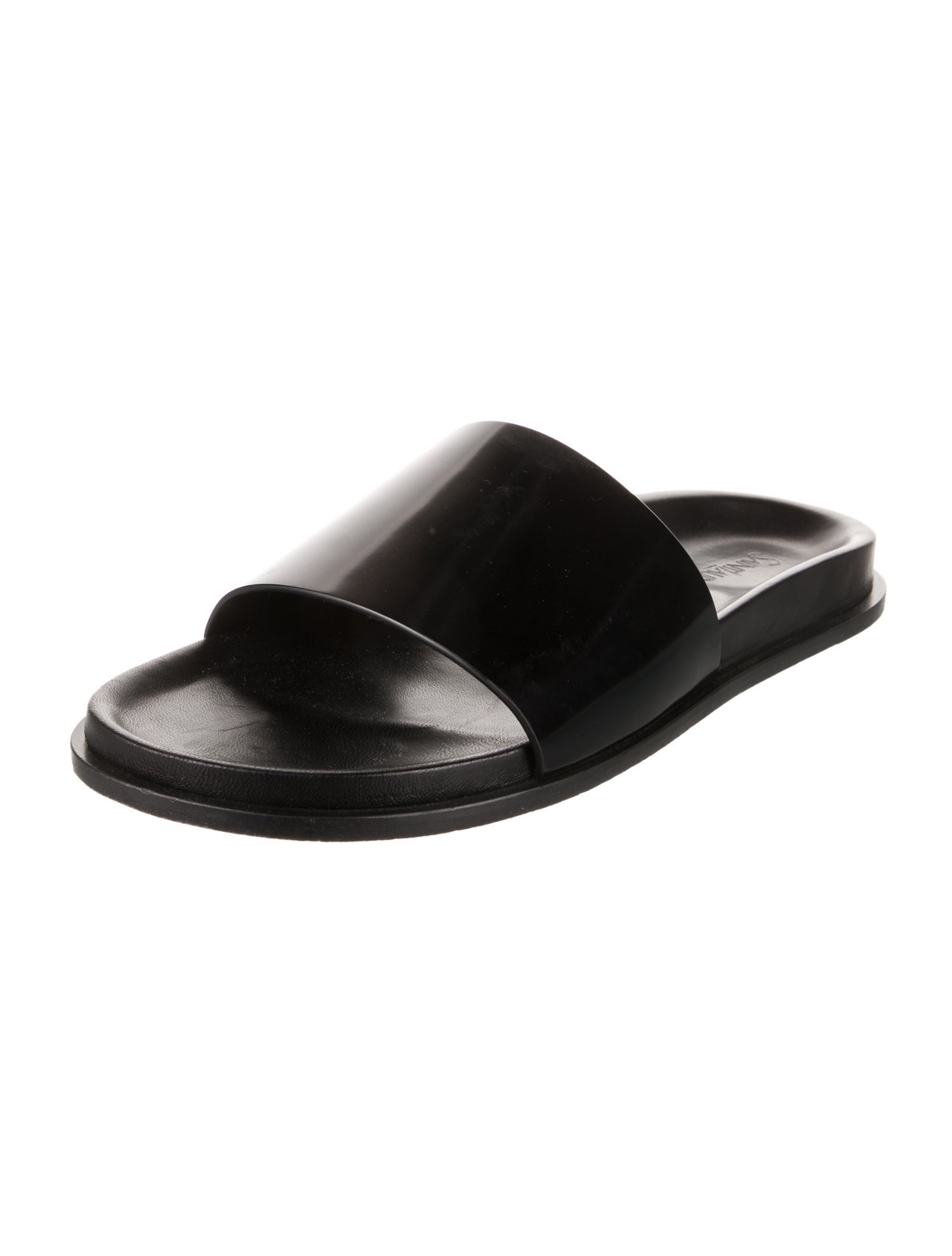 Saint Laurent Leather Slides