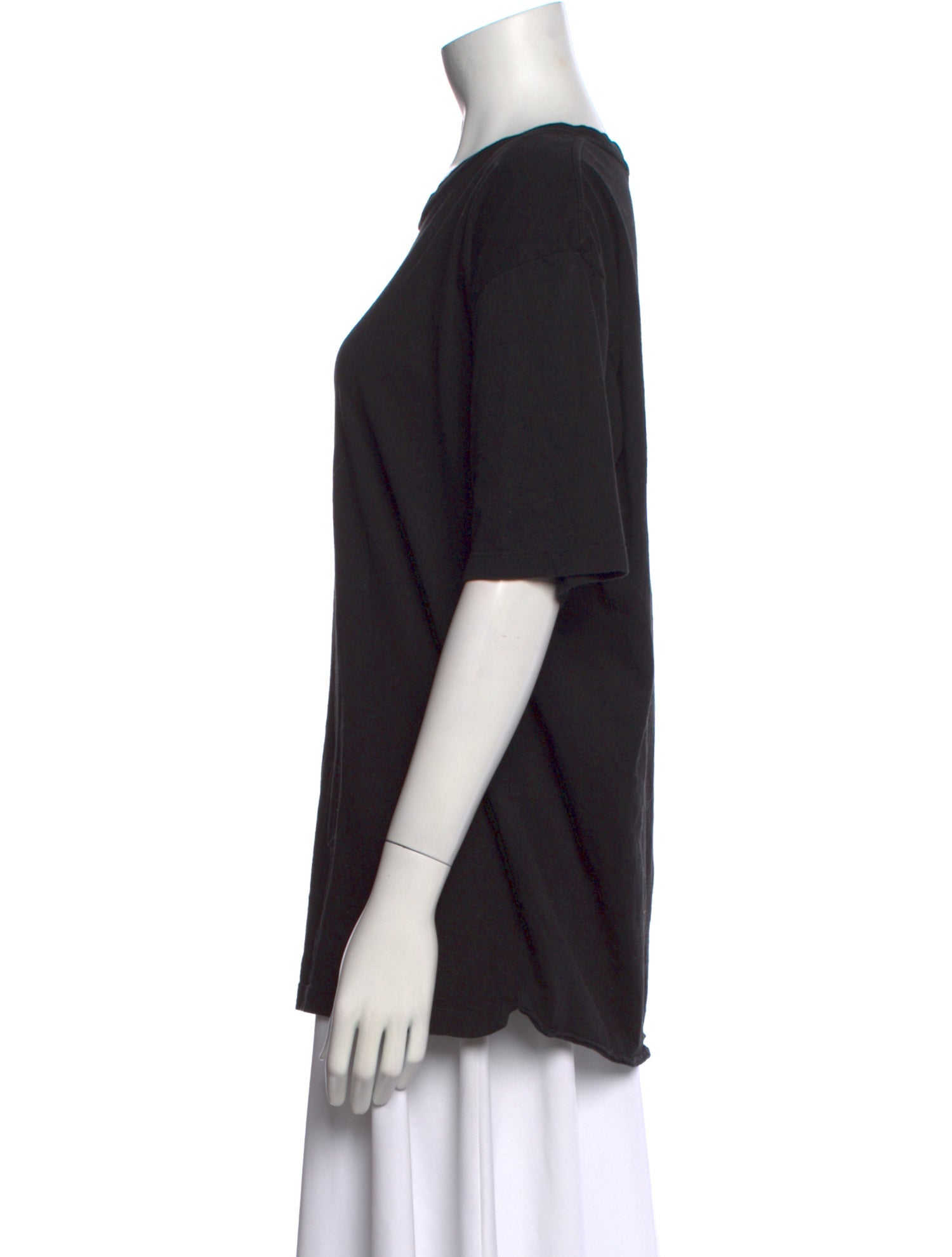 Saint Laurent Graphic Print Crew Neck T-Shirt