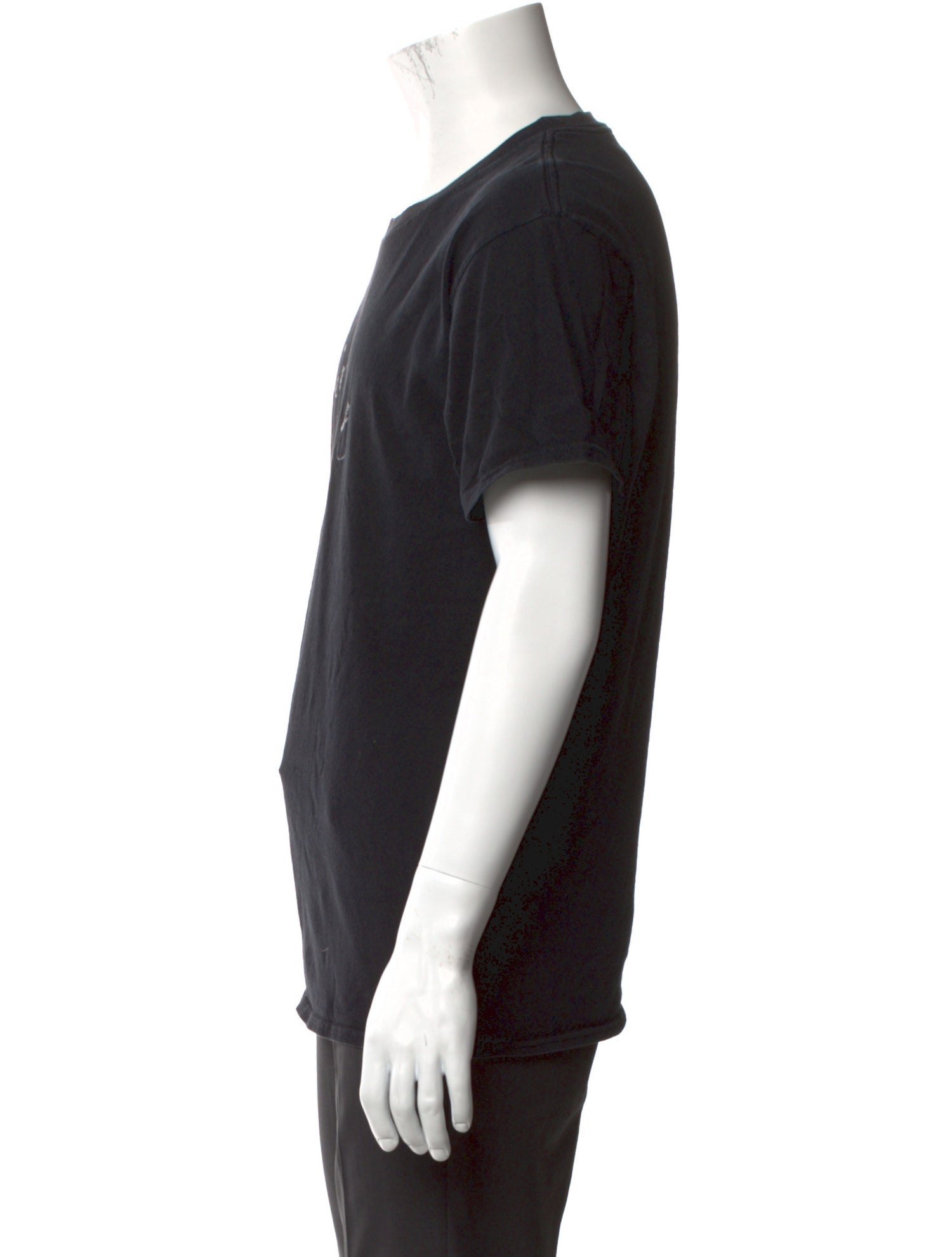 Saint Laurent Graphic Print Crew Neck T-Shirt