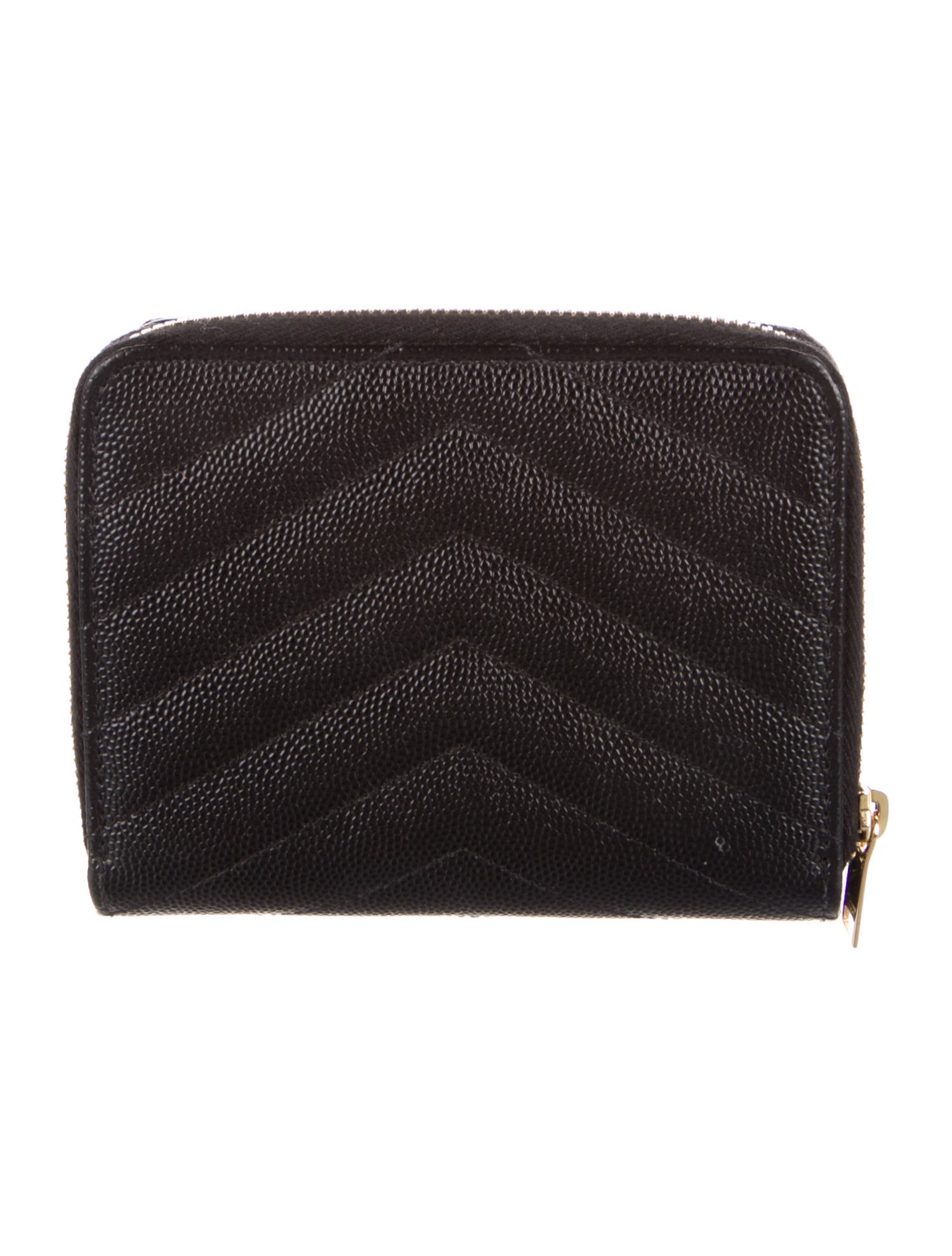 Saint Laurent 2024 Leather Compact Wallet