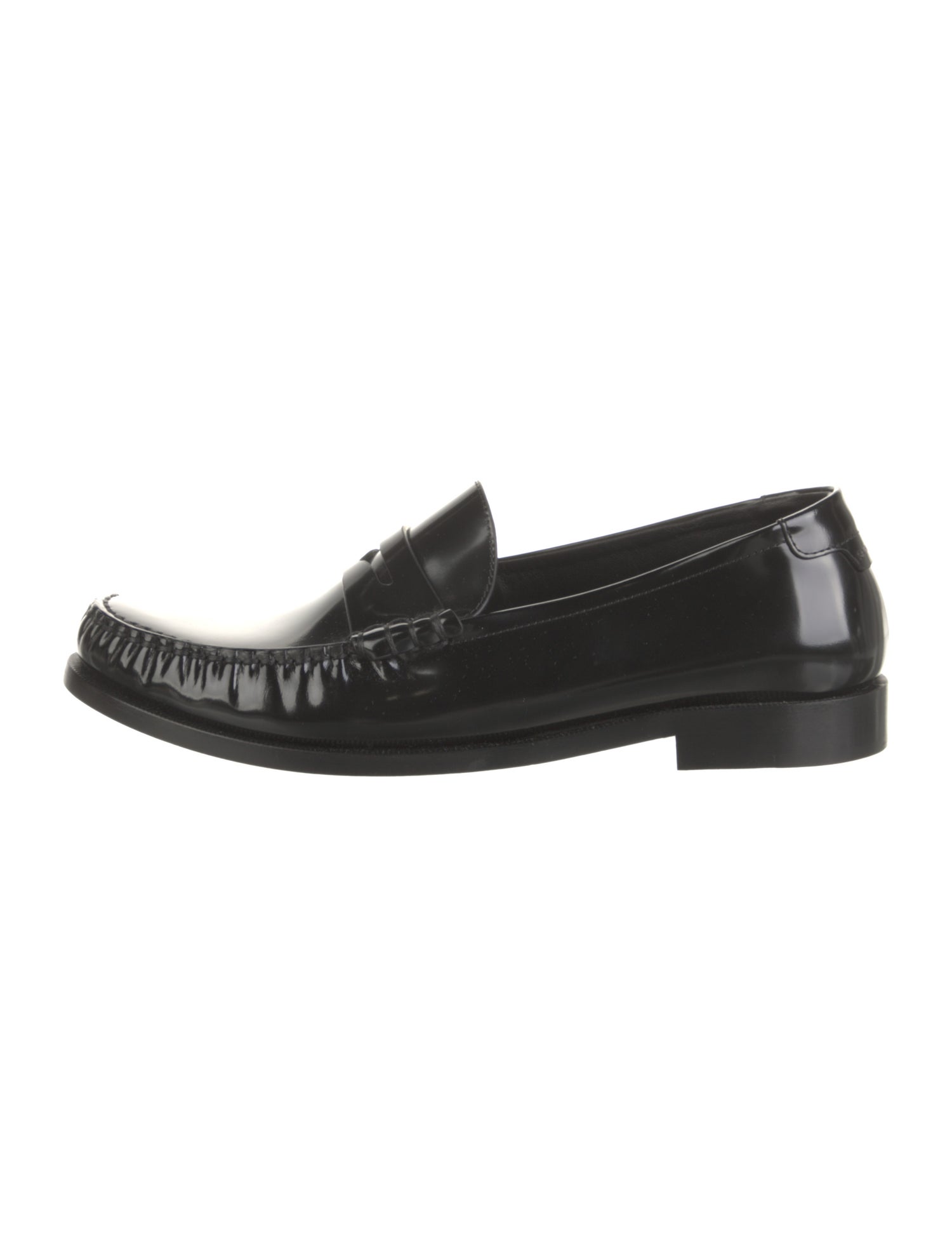 Saint Laurent Leather Dress Loafers
