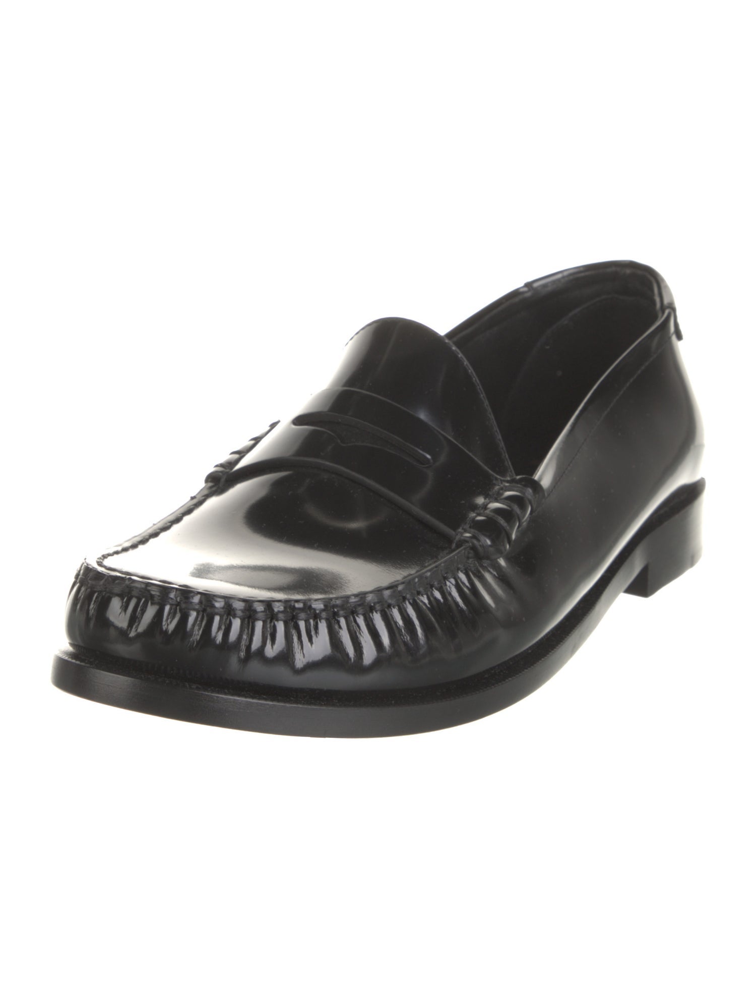 Saint Laurent Leather Dress Loafers