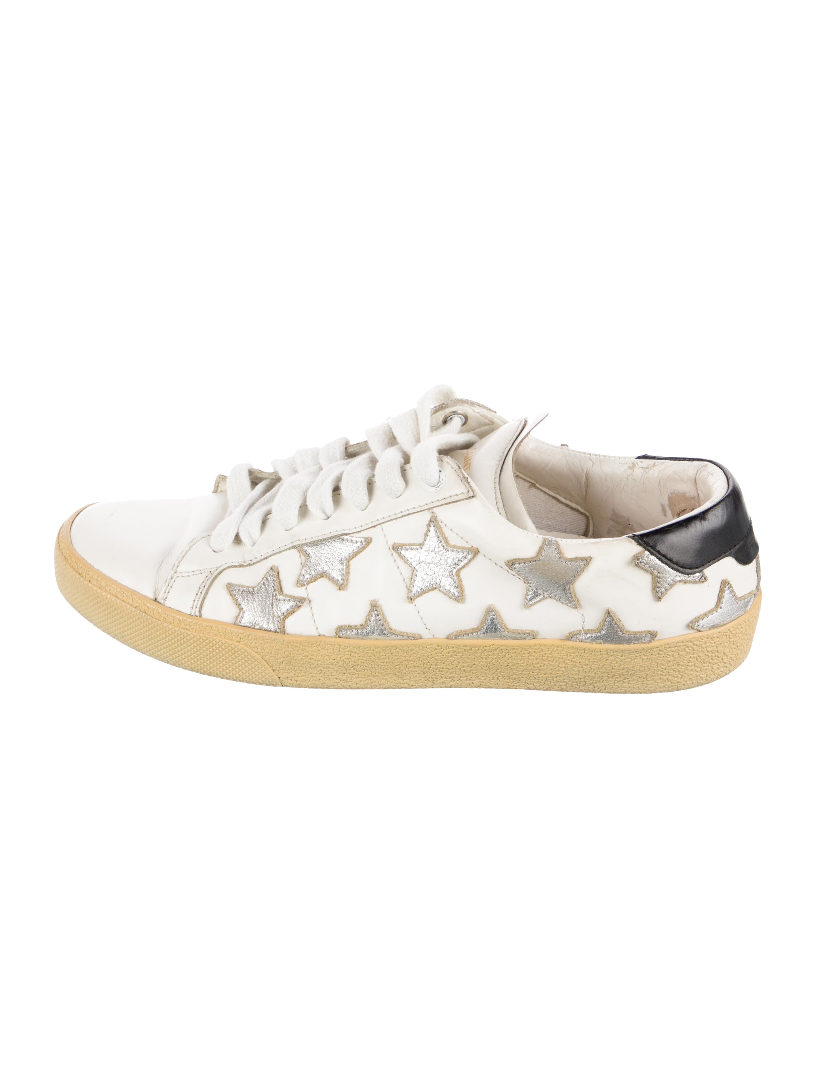 Saint Laurent Leather Sneakers