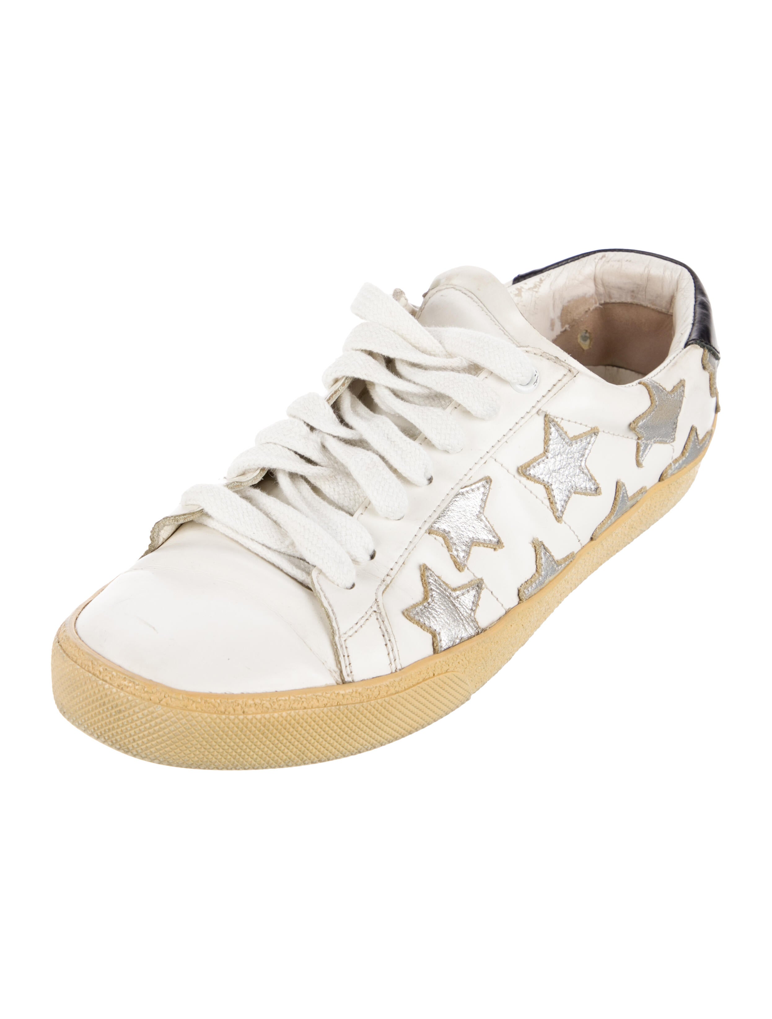 Saint Laurent Leather Sneakers