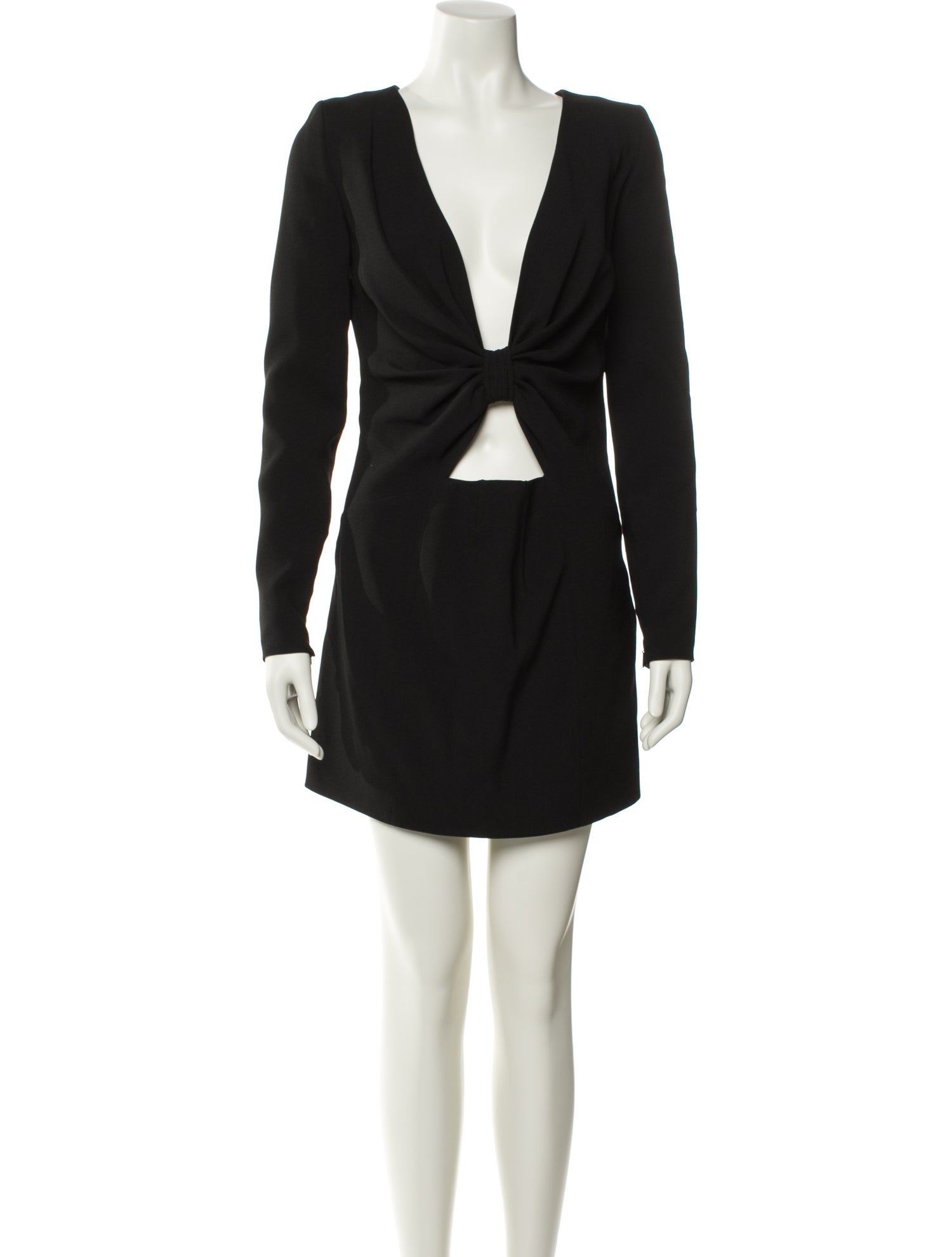 Saint Laurent V-Neck Mini Dress