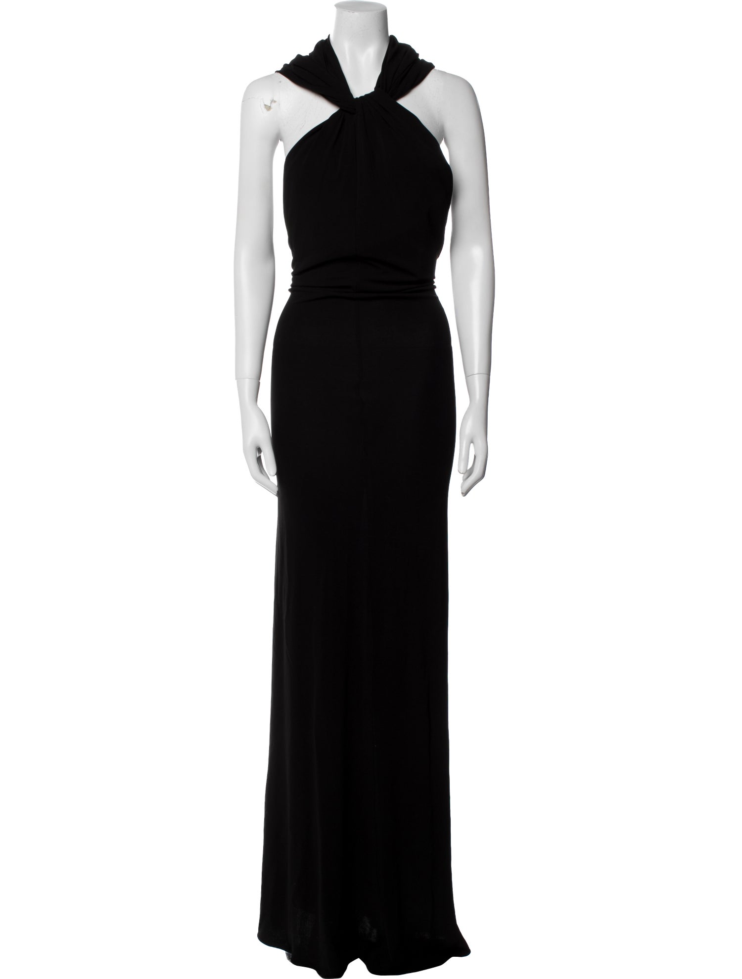 Saint Laurent Halterneck Long Dress