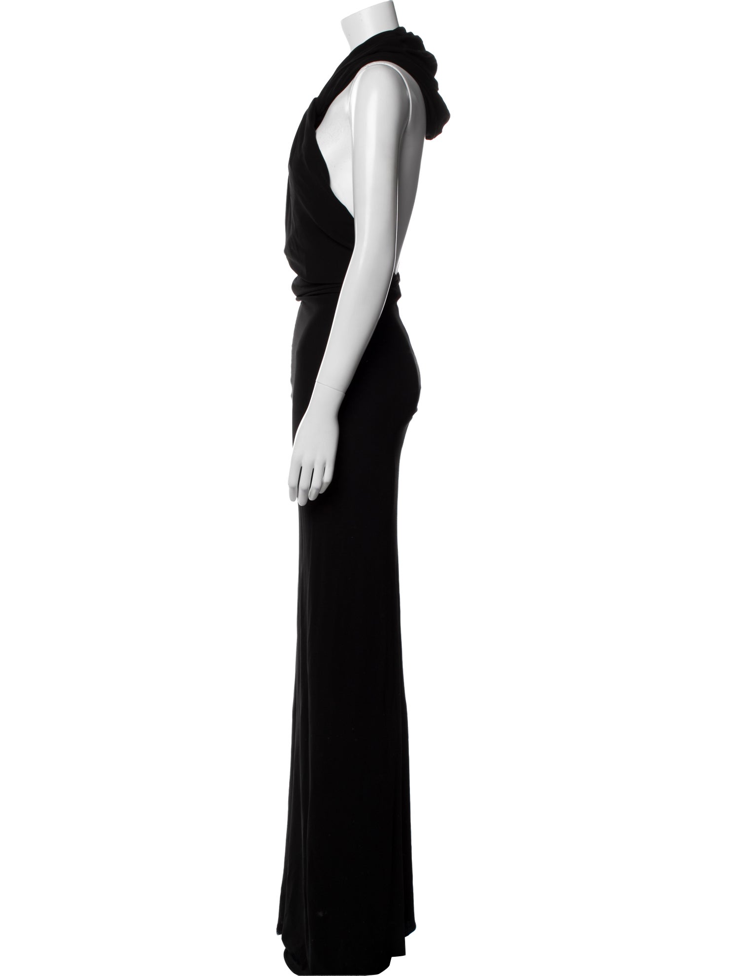 Saint Laurent Halterneck Long Dress