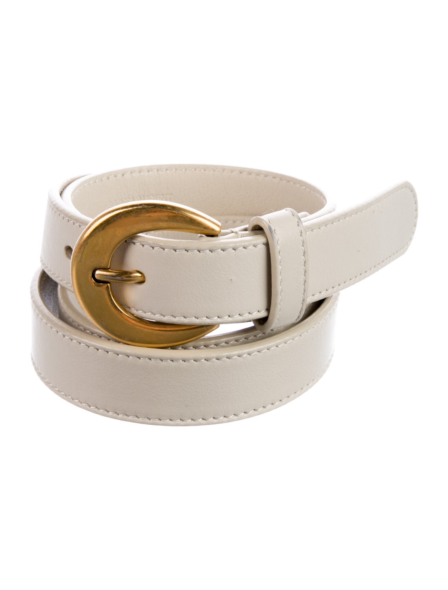 Saint Laurent Skinny Leather Waist Belt
