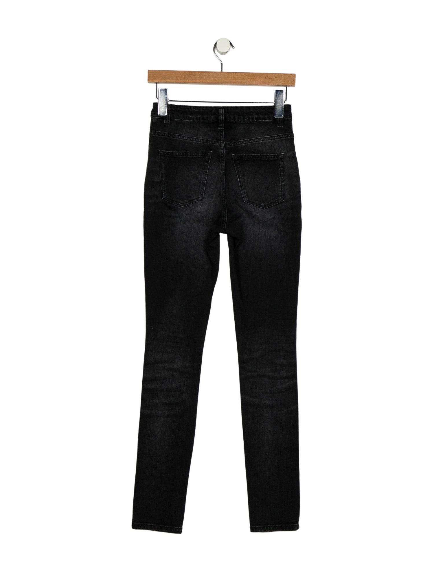 Saint Laurent Mid-Rise Skinny Leg Jeans