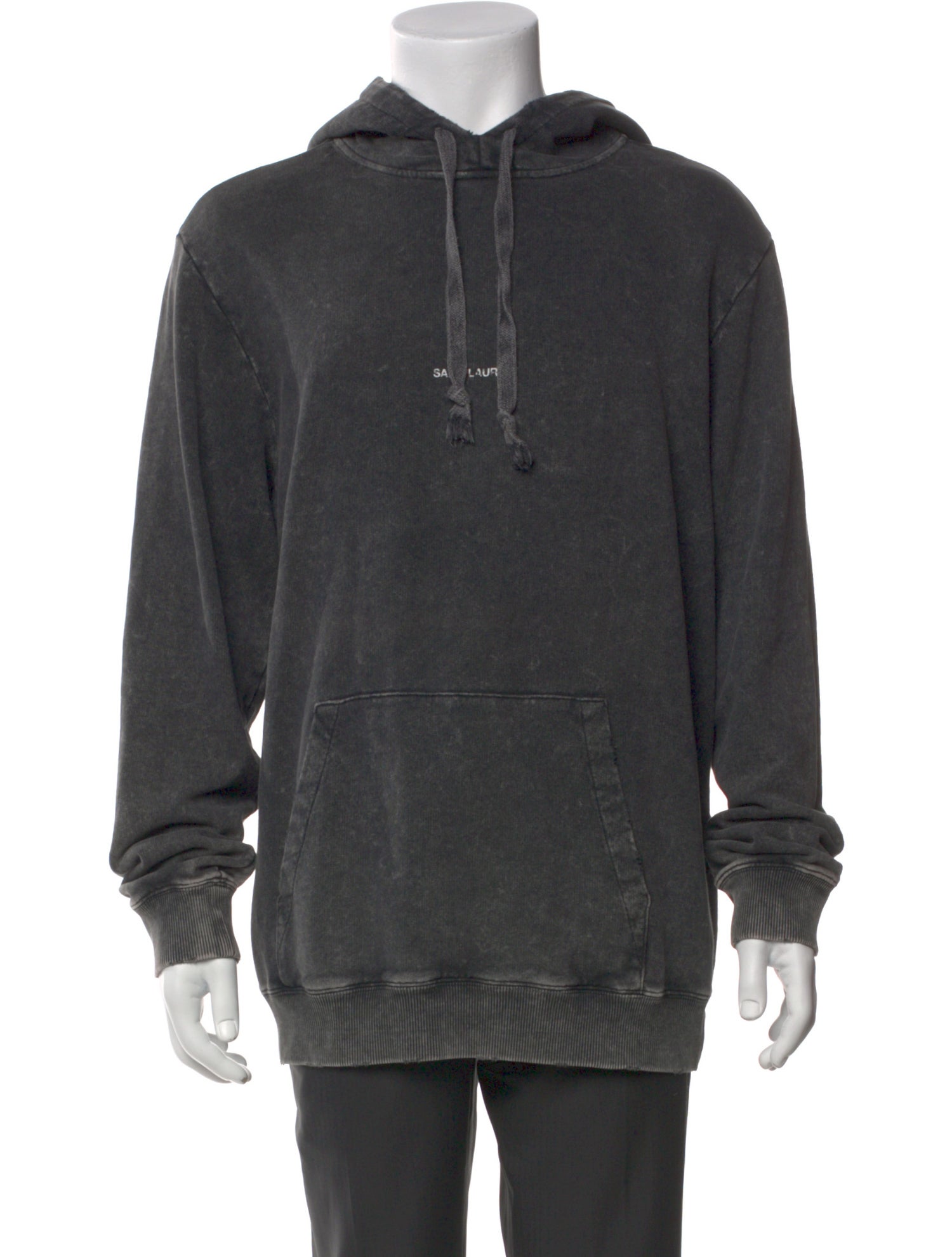 Saint Laurent 2018 Signature Logo Hoodie