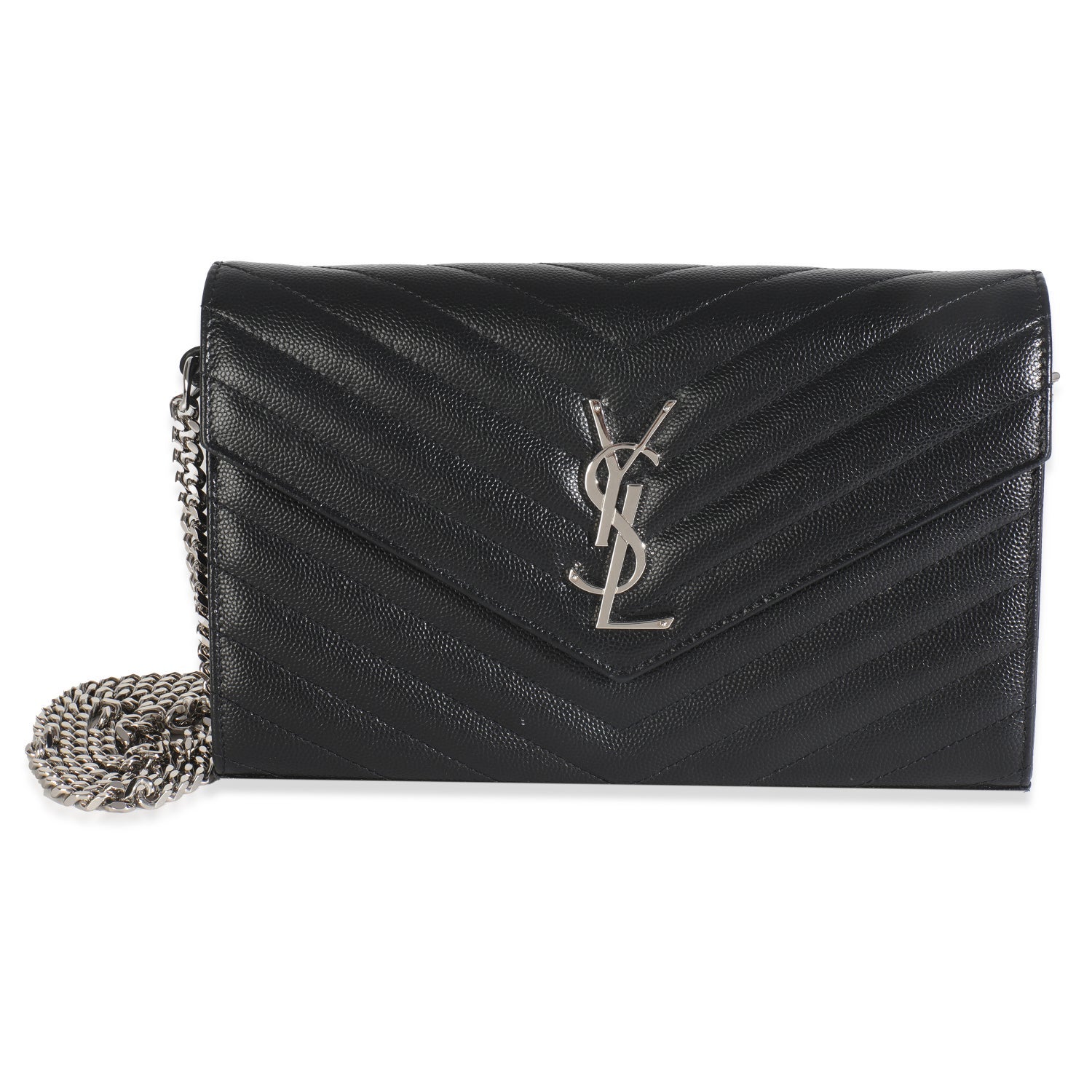 Saint Laurent Chevron Cassandre Envelope