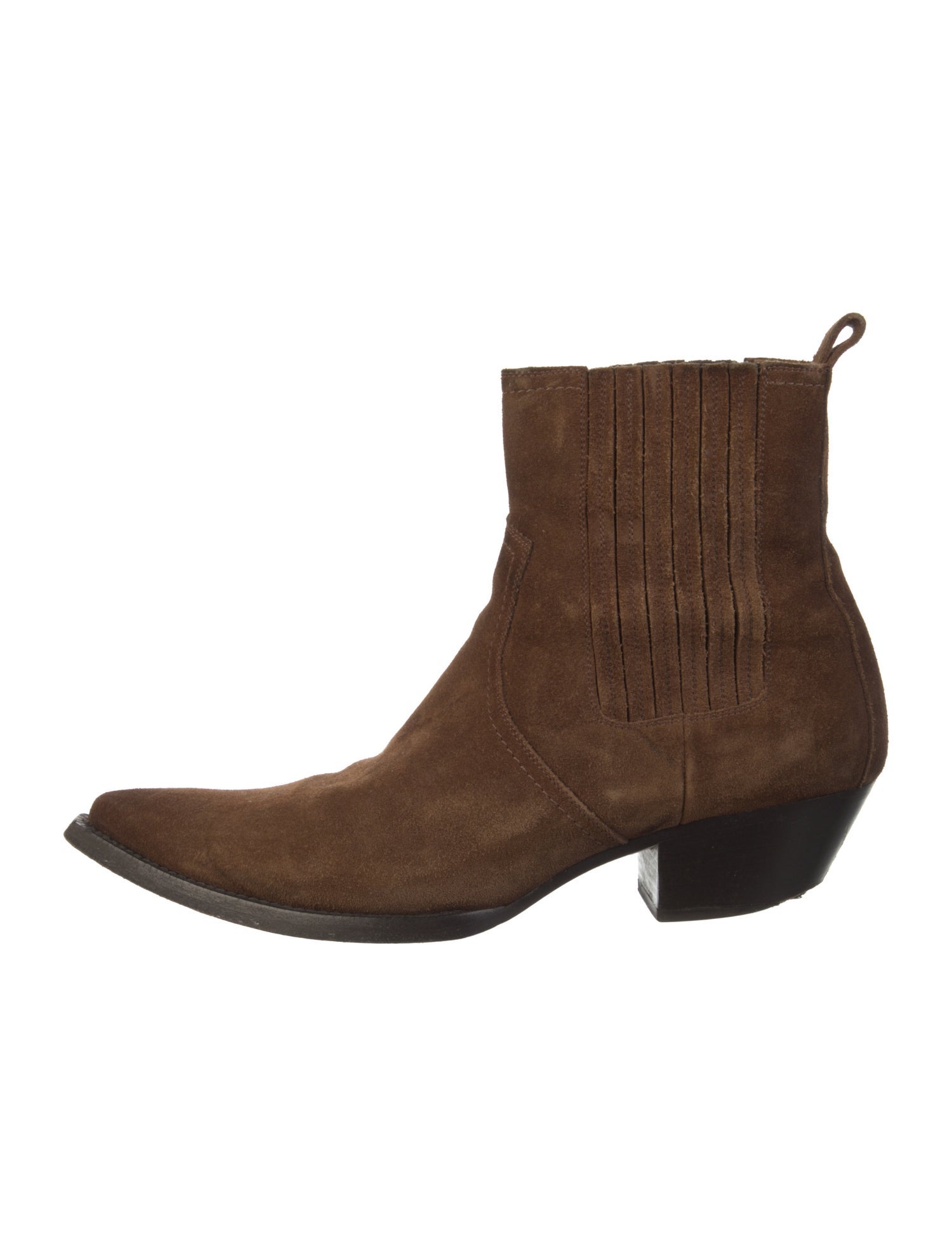 Saint Laurent Suede Chelsea Boots