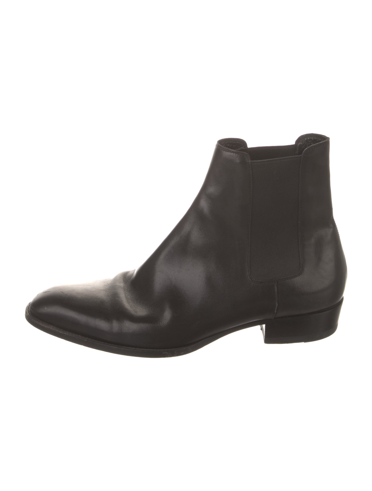 Saint Laurent Leather Chelsea Boots