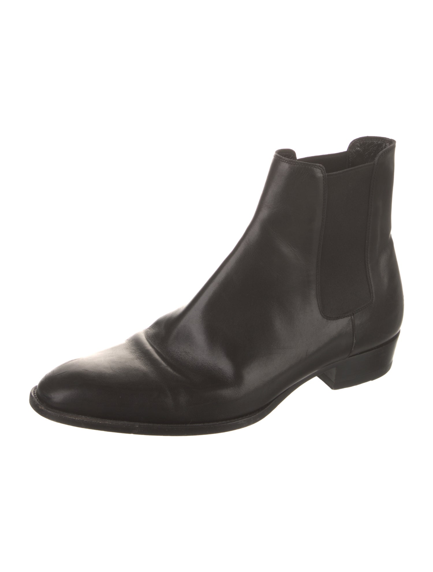 Saint Laurent Leather Chelsea Boots