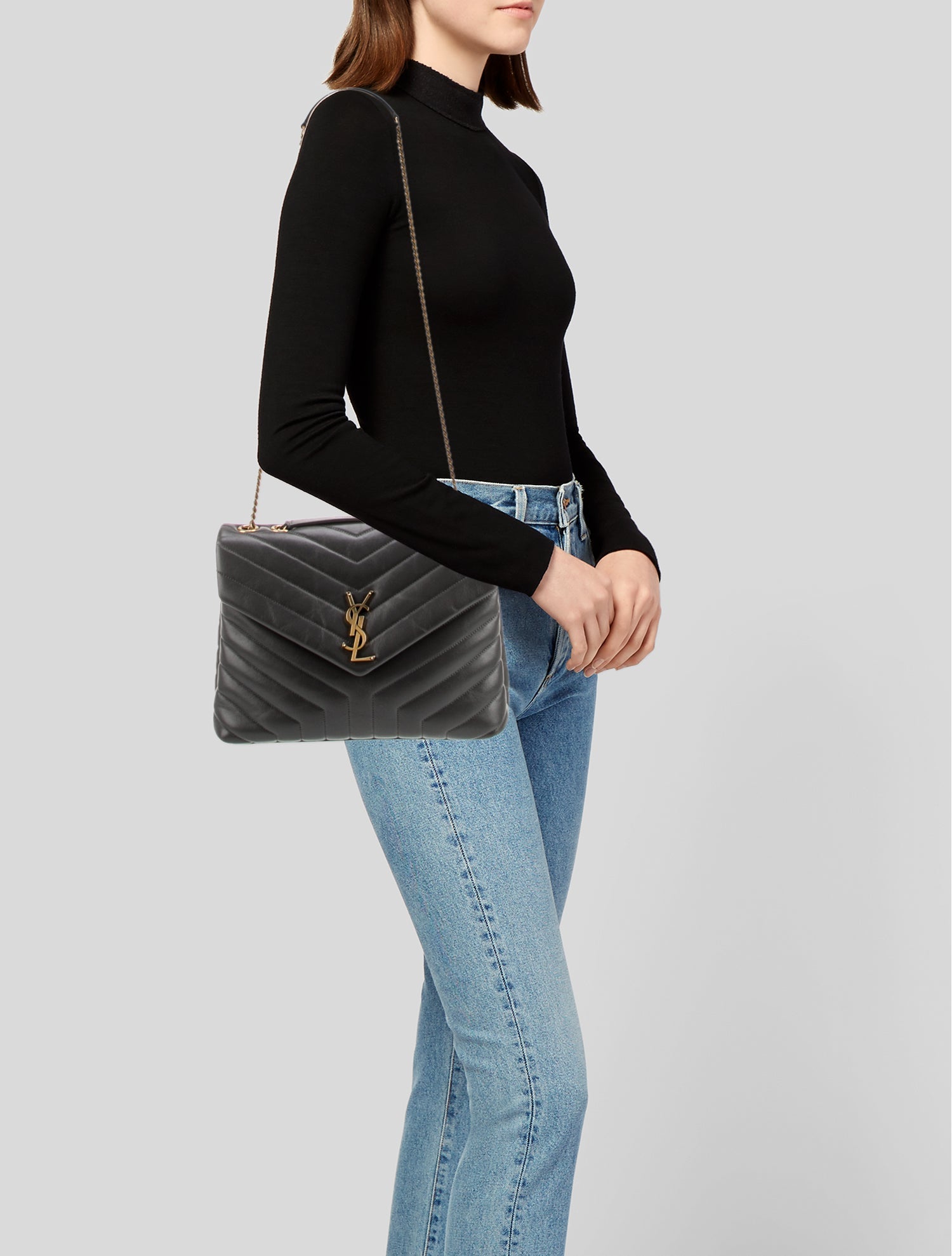 Saint Laurent Quilted LouLou Medium