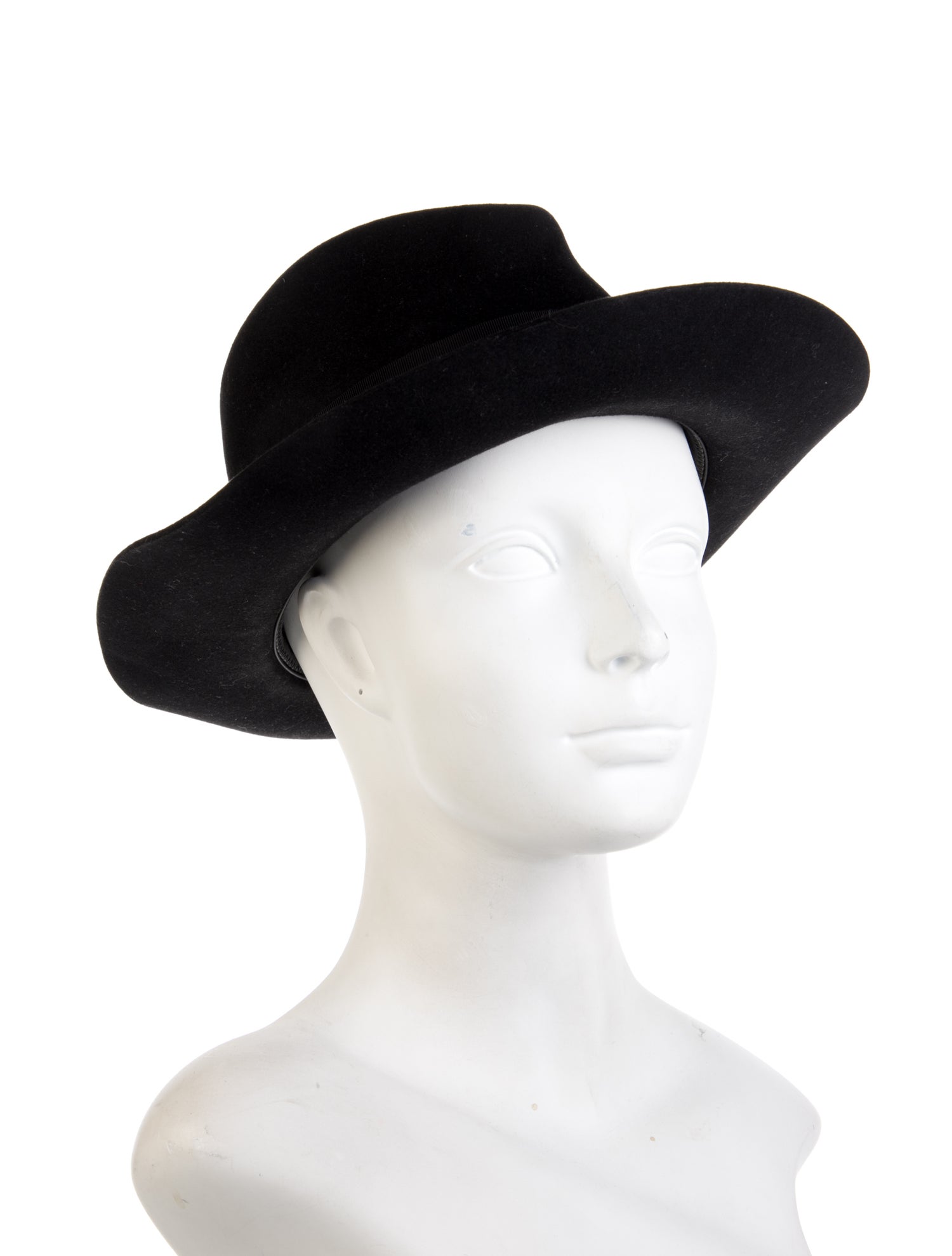Saint Laurent Rabbit Felt Fedora w/Tags