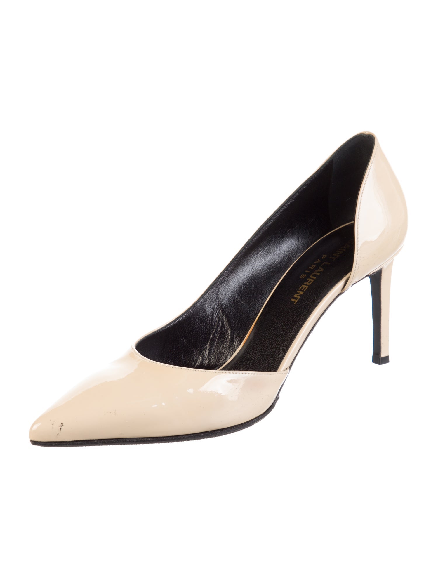 Saint Laurent Patent Leather D'Orsay Pumps