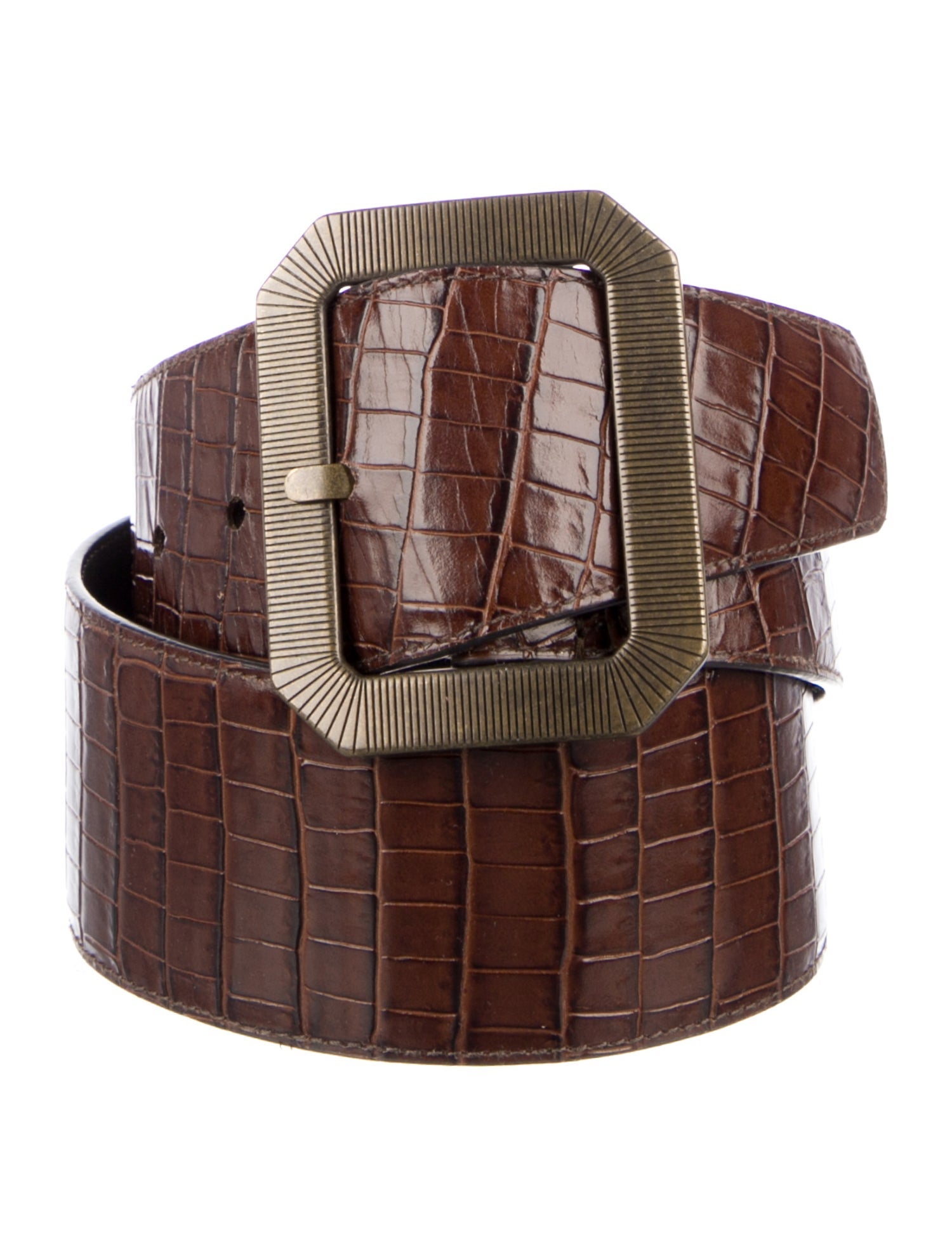 Saint Laurent Wide Leather Belt