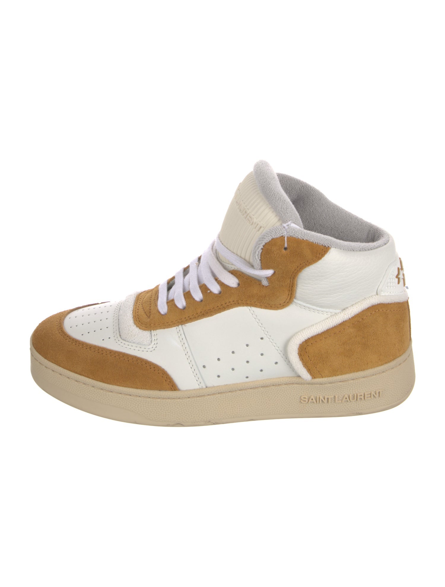 Saint Laurent Colorblock Pattern Sneakers