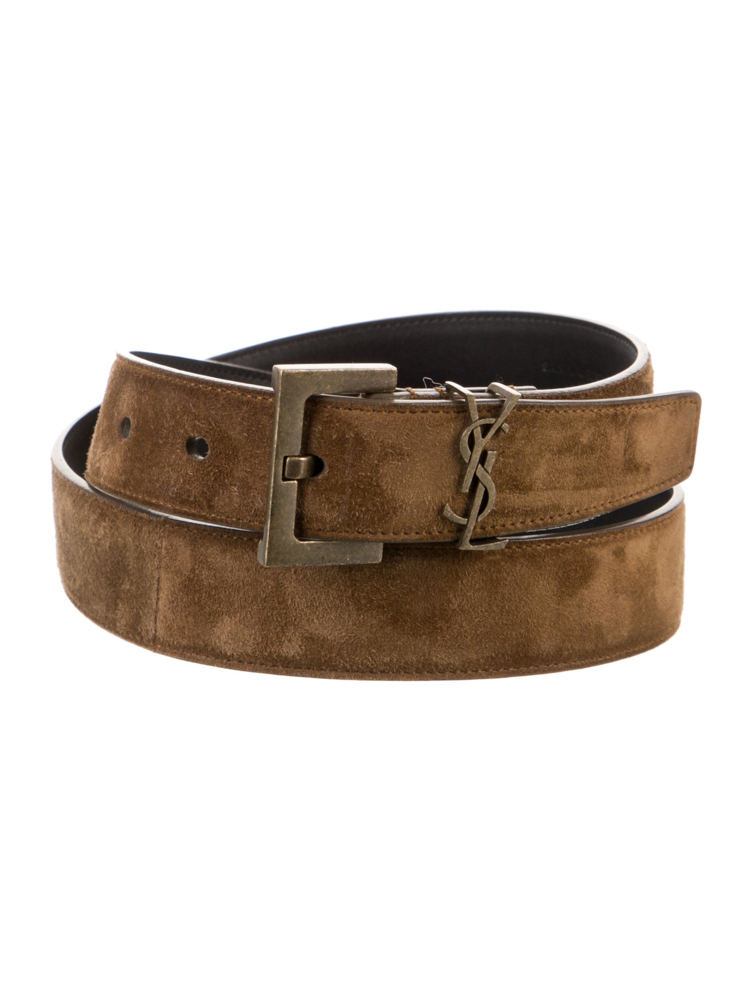 Saint Laurent Suede Belt