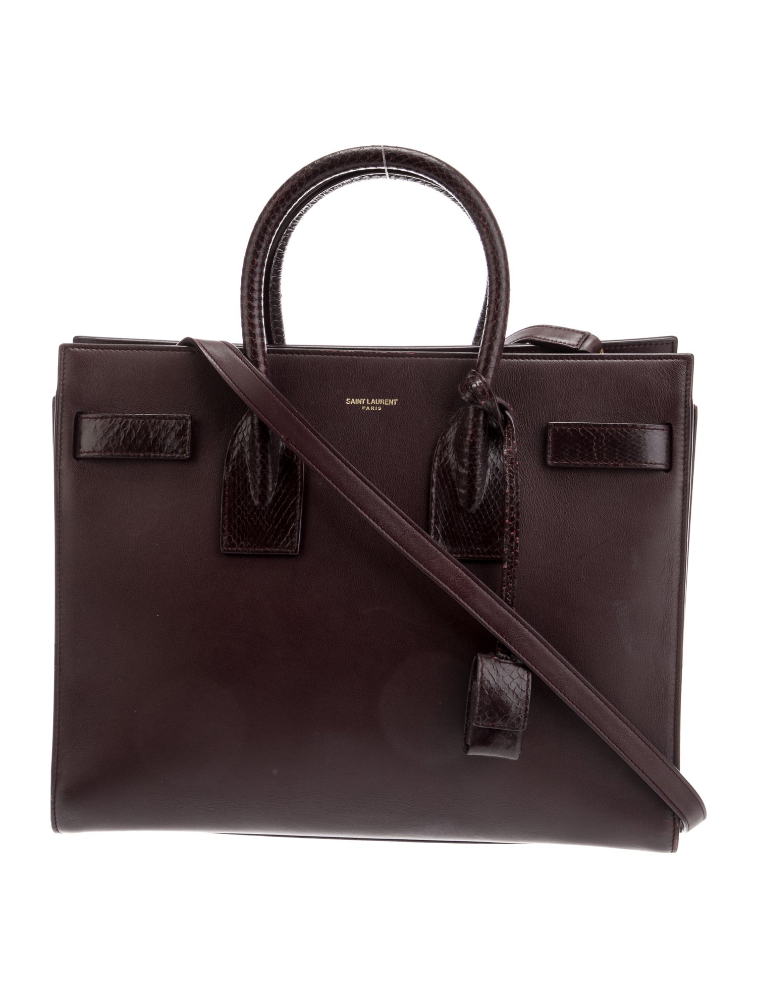 Saint Laurent Leather Sac De Jour