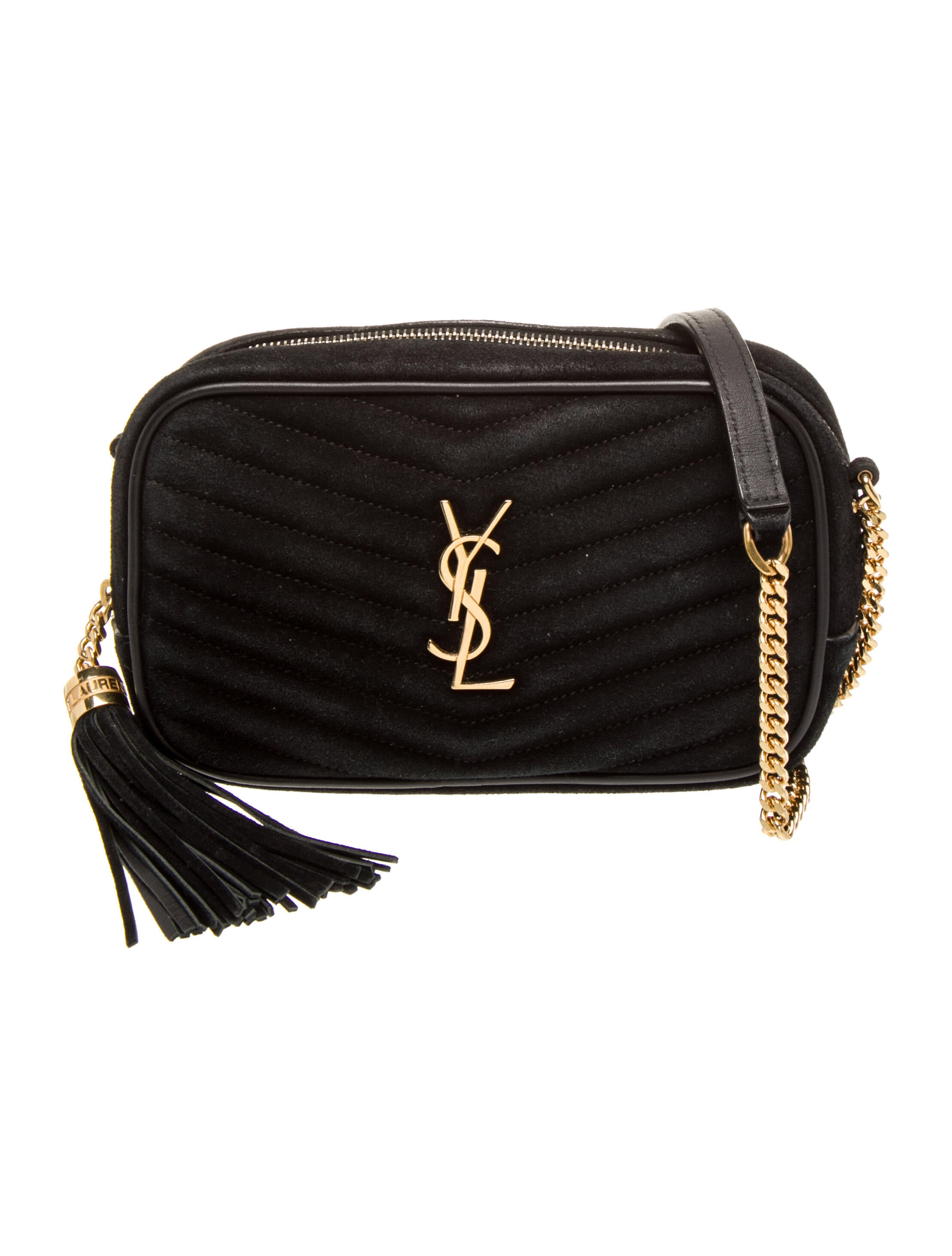 Saint Laurent Suede Lou Camera Mini