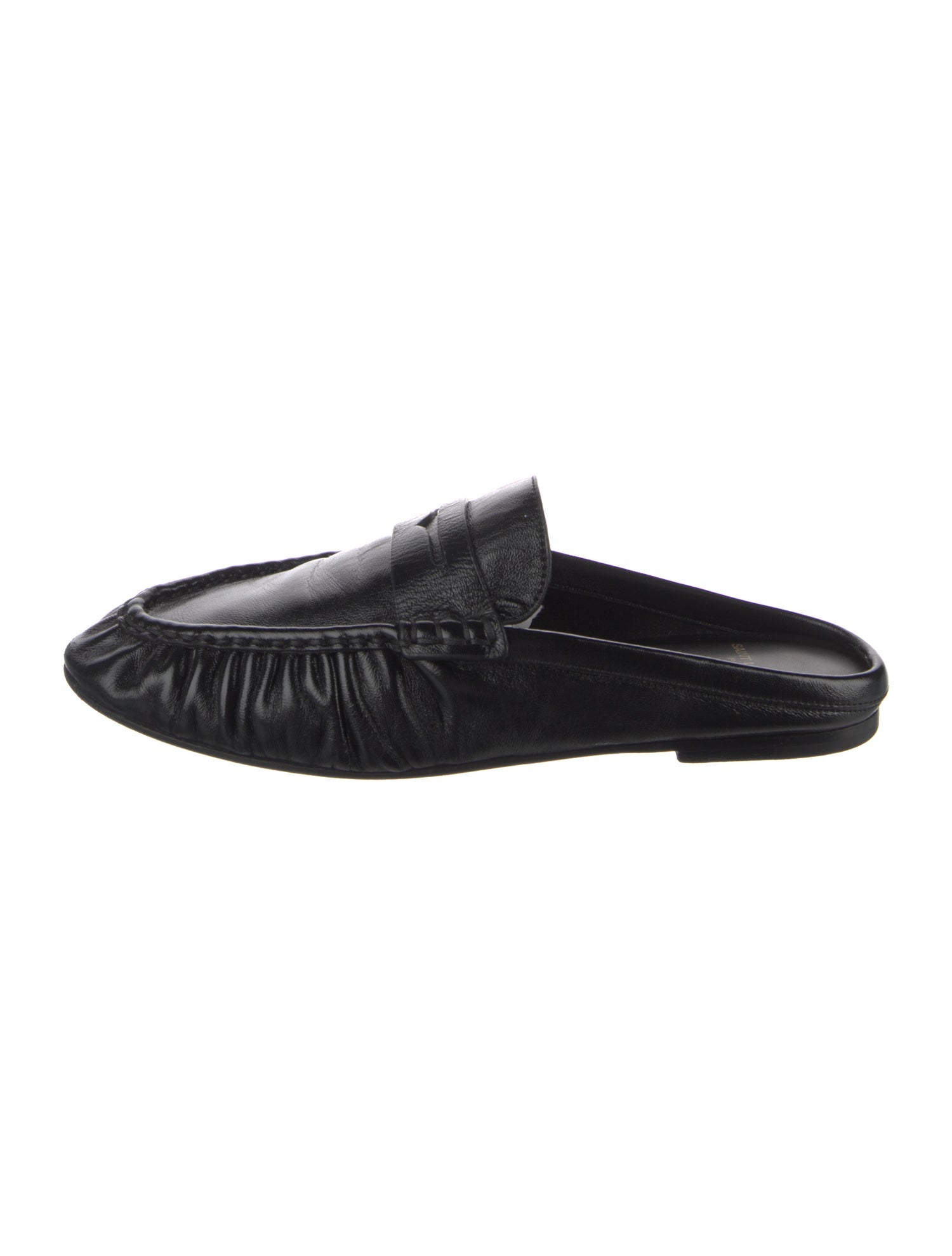 Saint Laurent Leather Mules