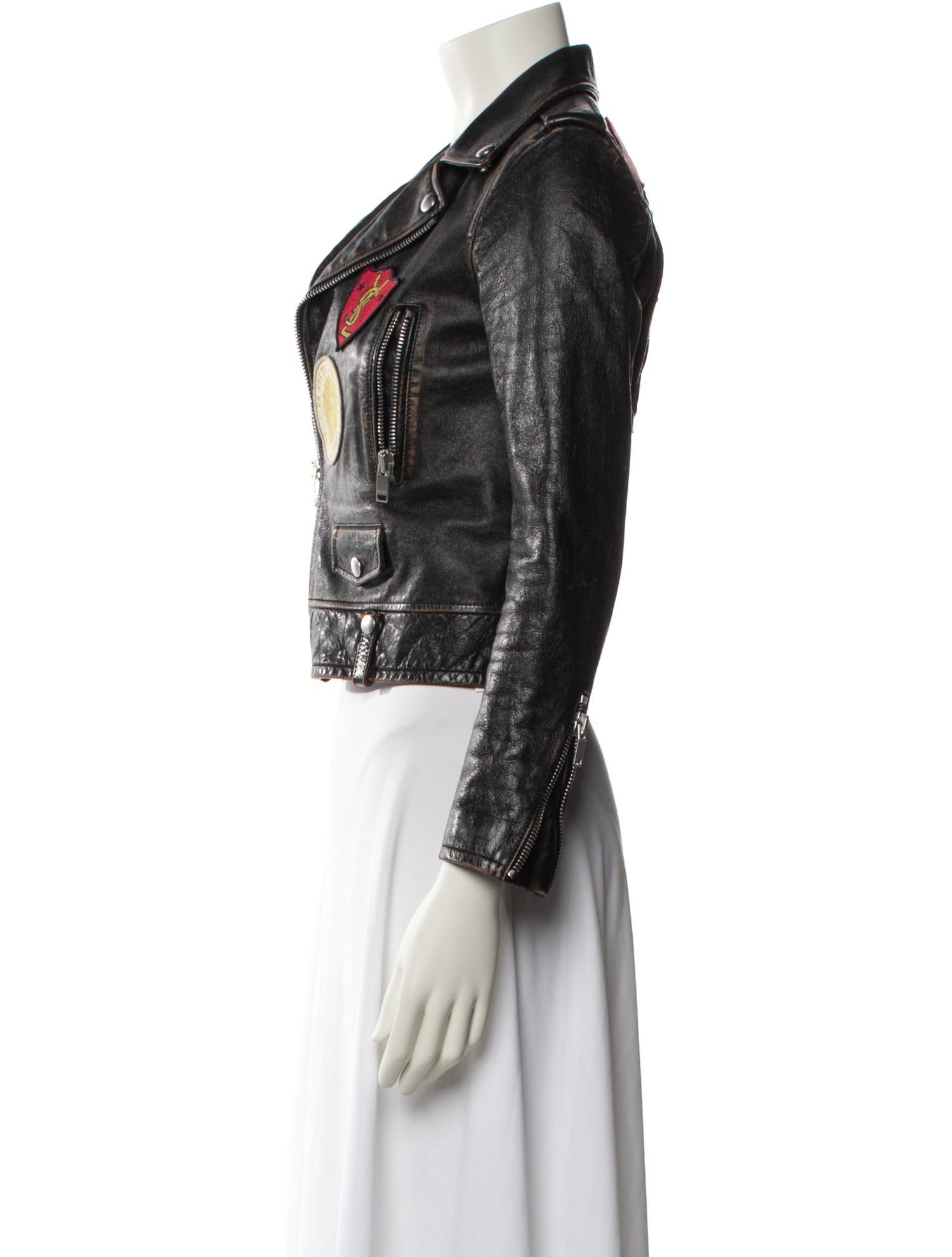 Saint Laurent 2017 Leather Biker Jacket