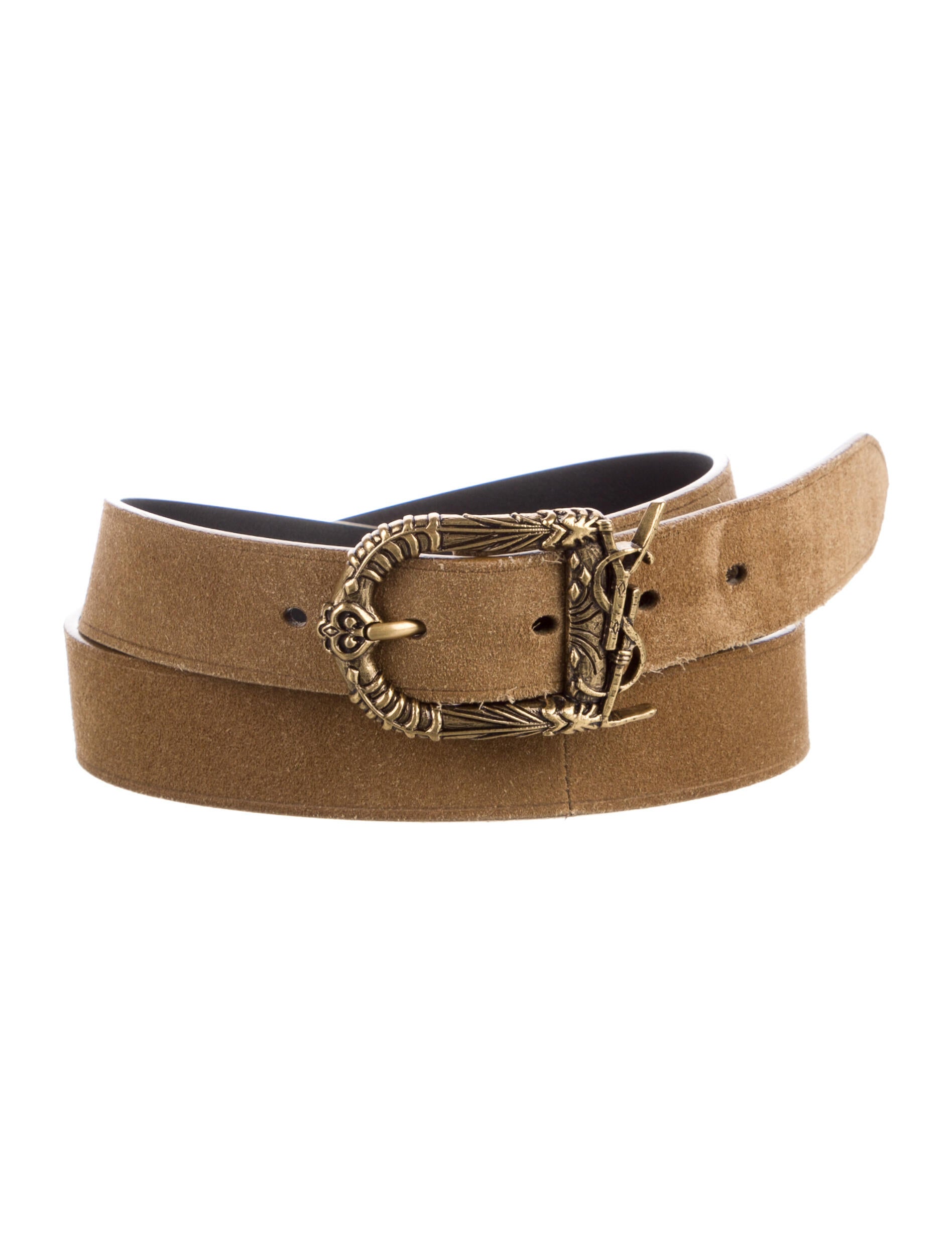 Saint Laurent Suede Belt